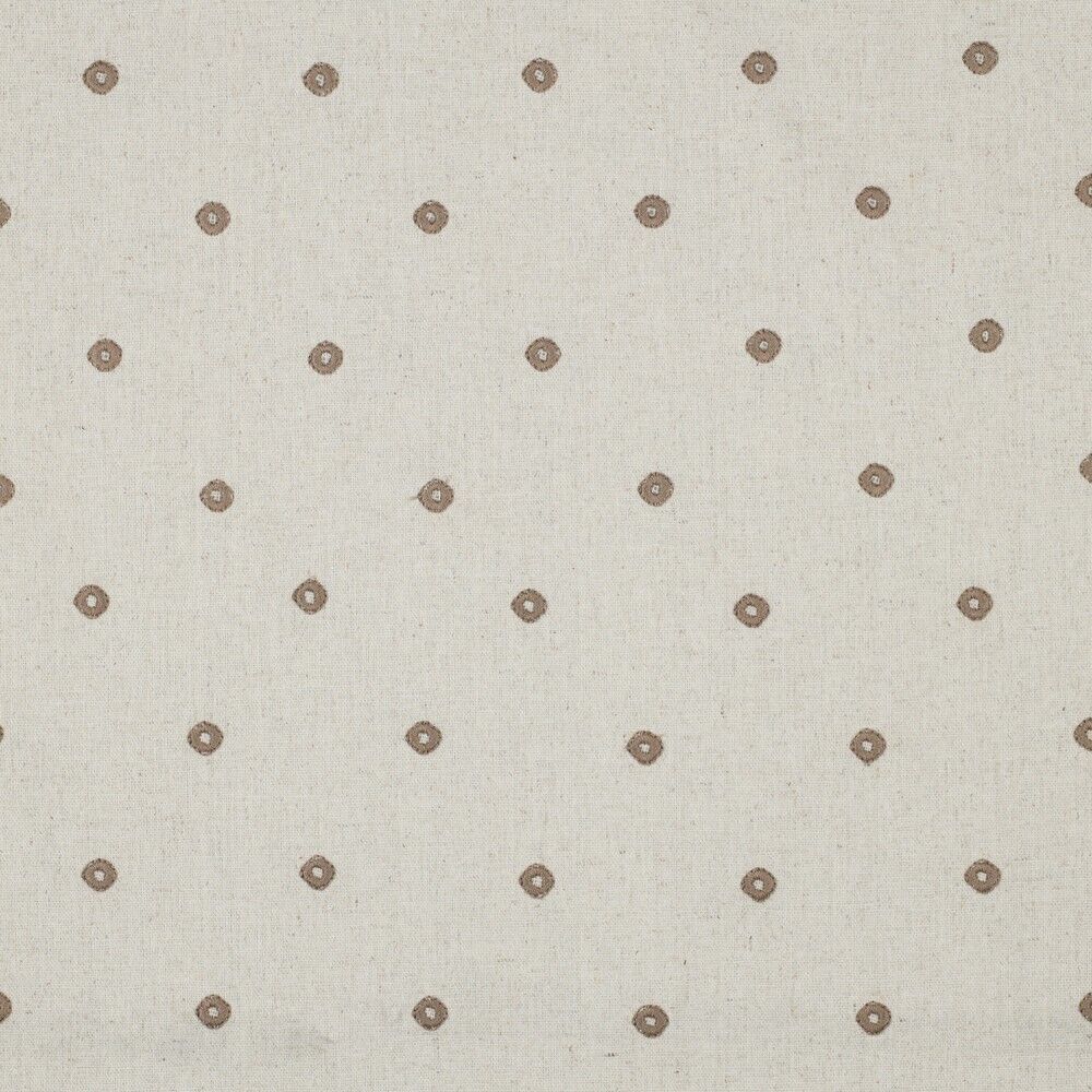 Elegant Linen Geometric embroidery  dress fabric M1816