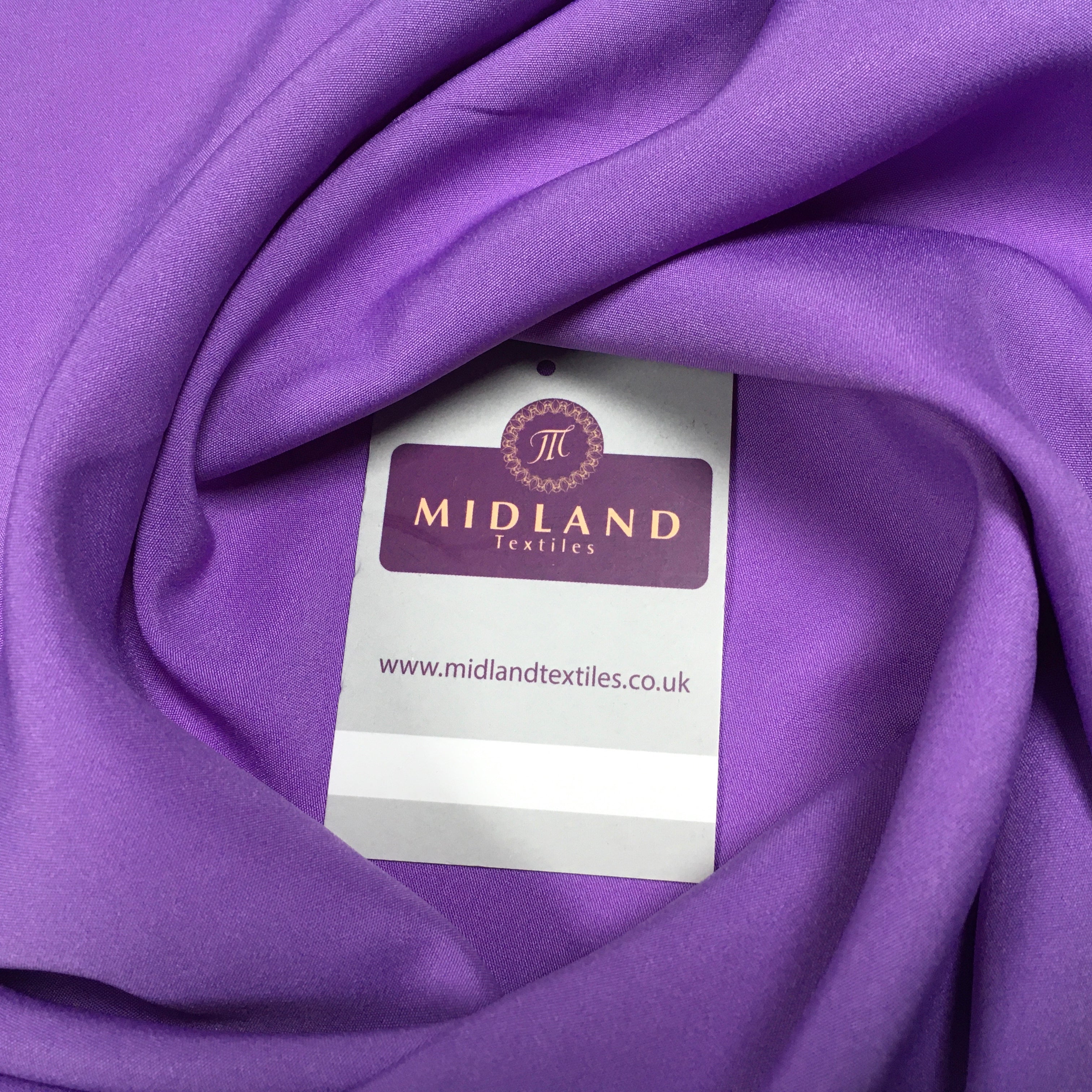 Plain Soft Powder Crepe Lightweight Lining 100% Polyester Fabric 100 cm Wide MR860 Mtex