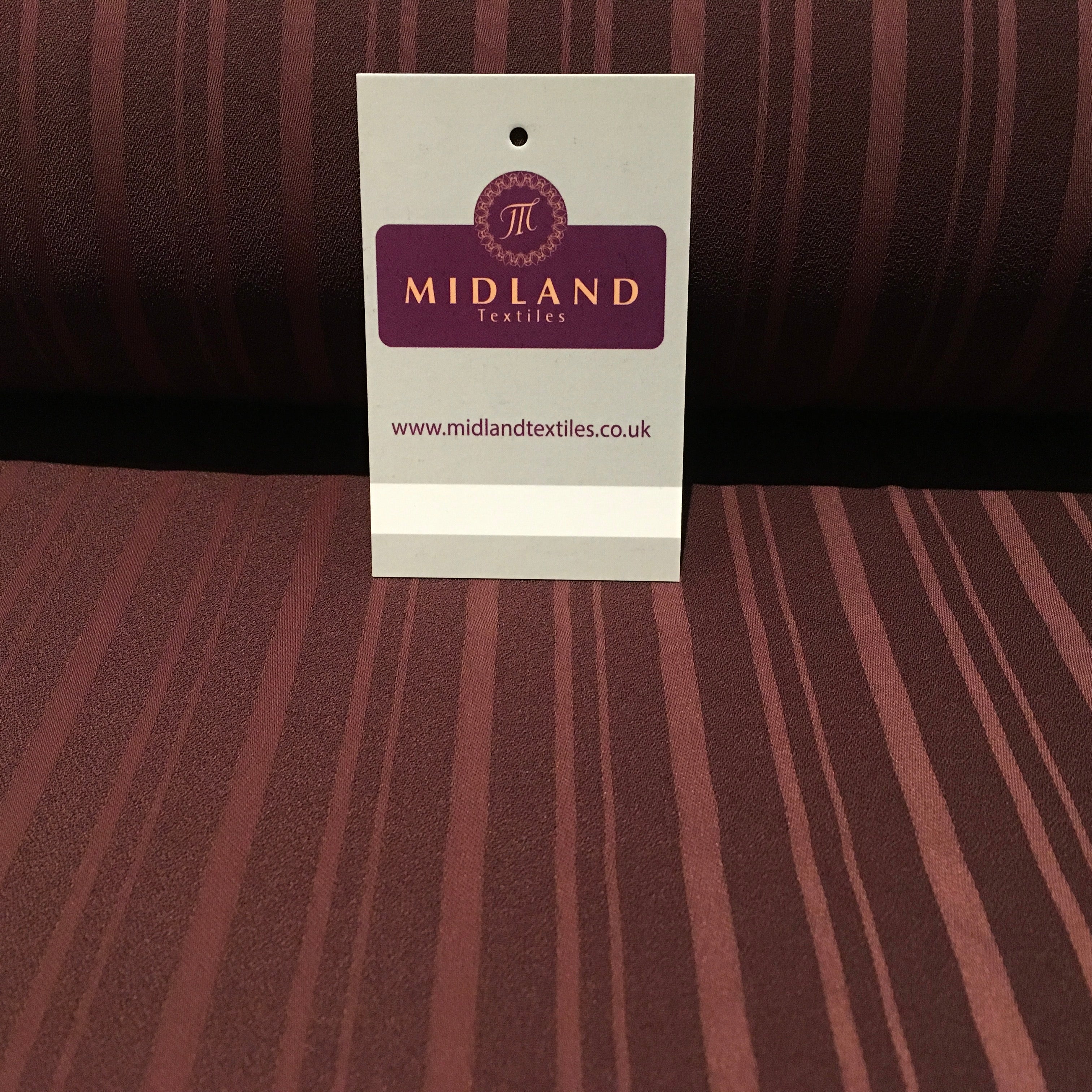 Striped Plain Heavy Georgette Fabric For Suiting & Abaya  58' M18