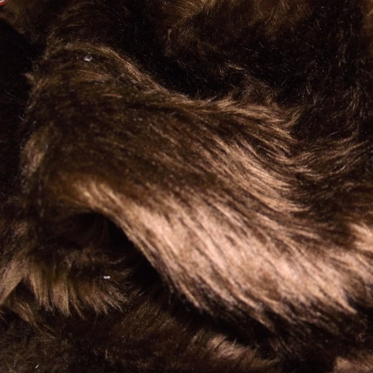 Plain Faux Fur 14 mm soft pile ideal for Clothing, throws Fabric 58