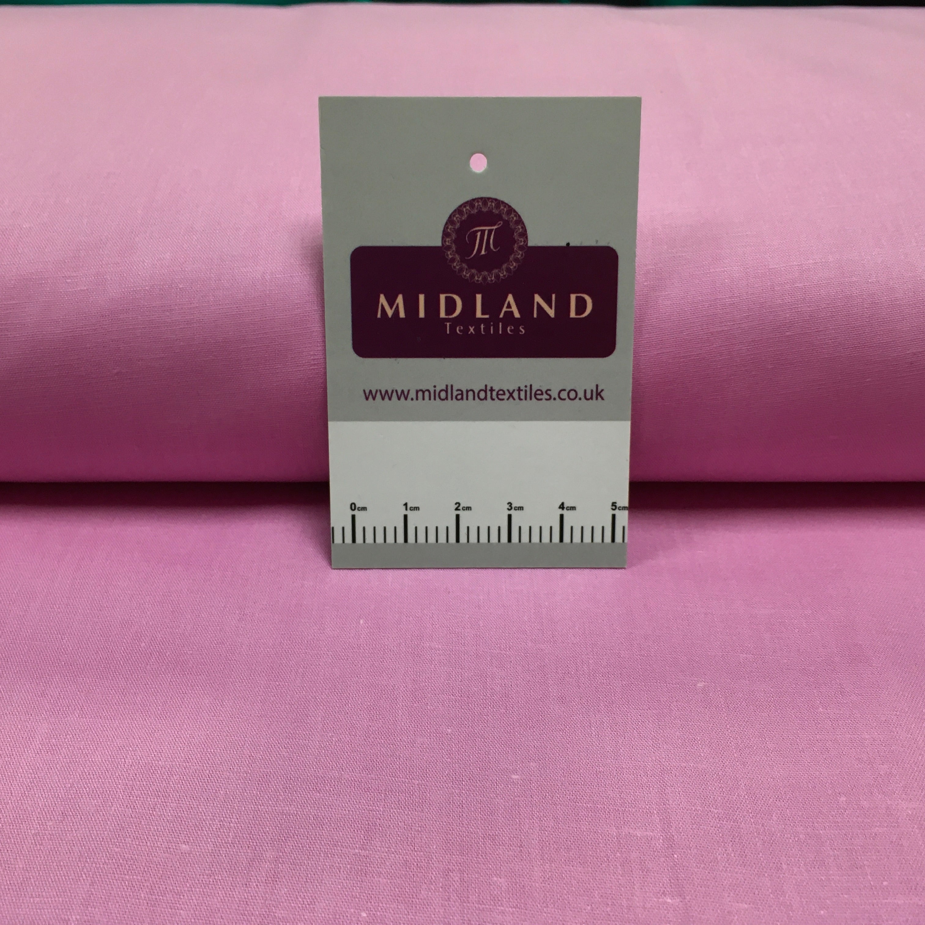 100% Cambric Egyptian Cotton Plain Poplin Fabric sold Per metre M1482
