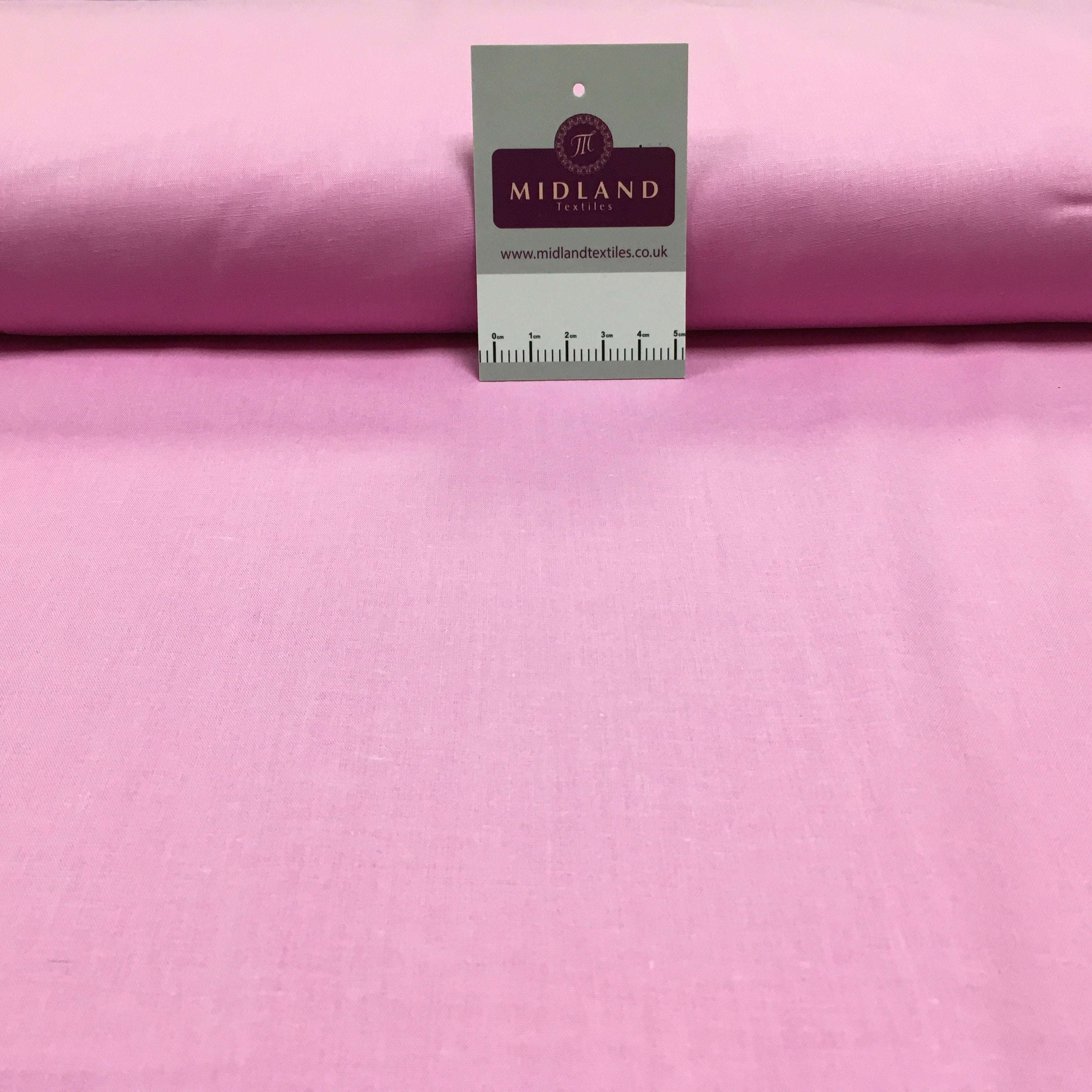 100% Cambric Egyptian Cotton Plain Poplin Fabric sold Per metre M1482