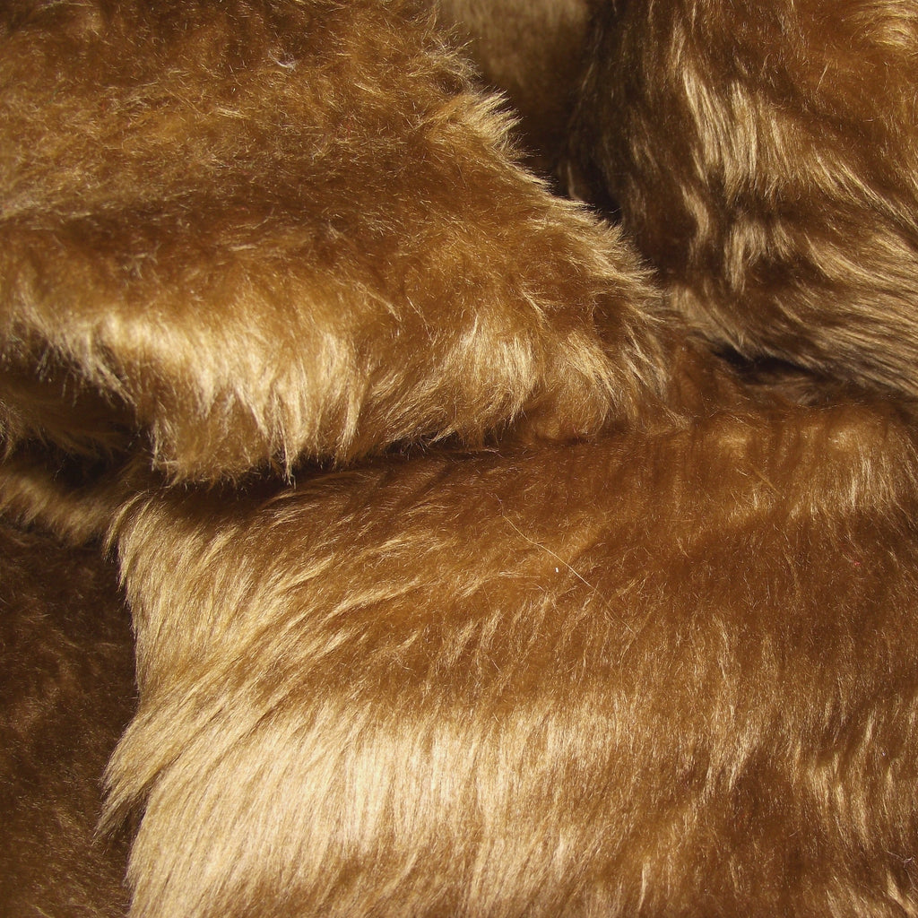 Plain Faux Fur 14 mm soft pile ideal for Clothing, throws Fabric 58