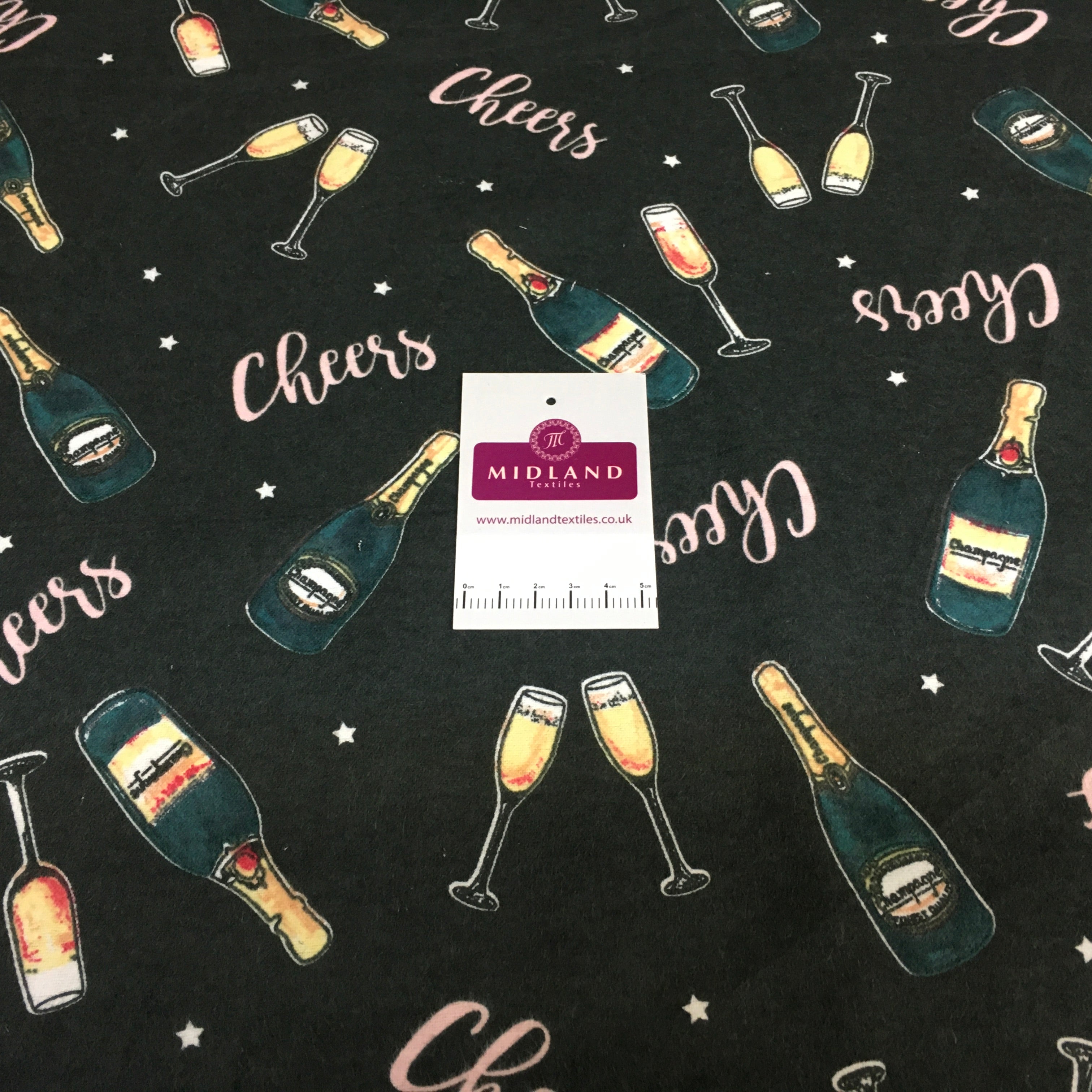 Soft Brushed cotton Winceyette Printed Fabric Many designs MK1499