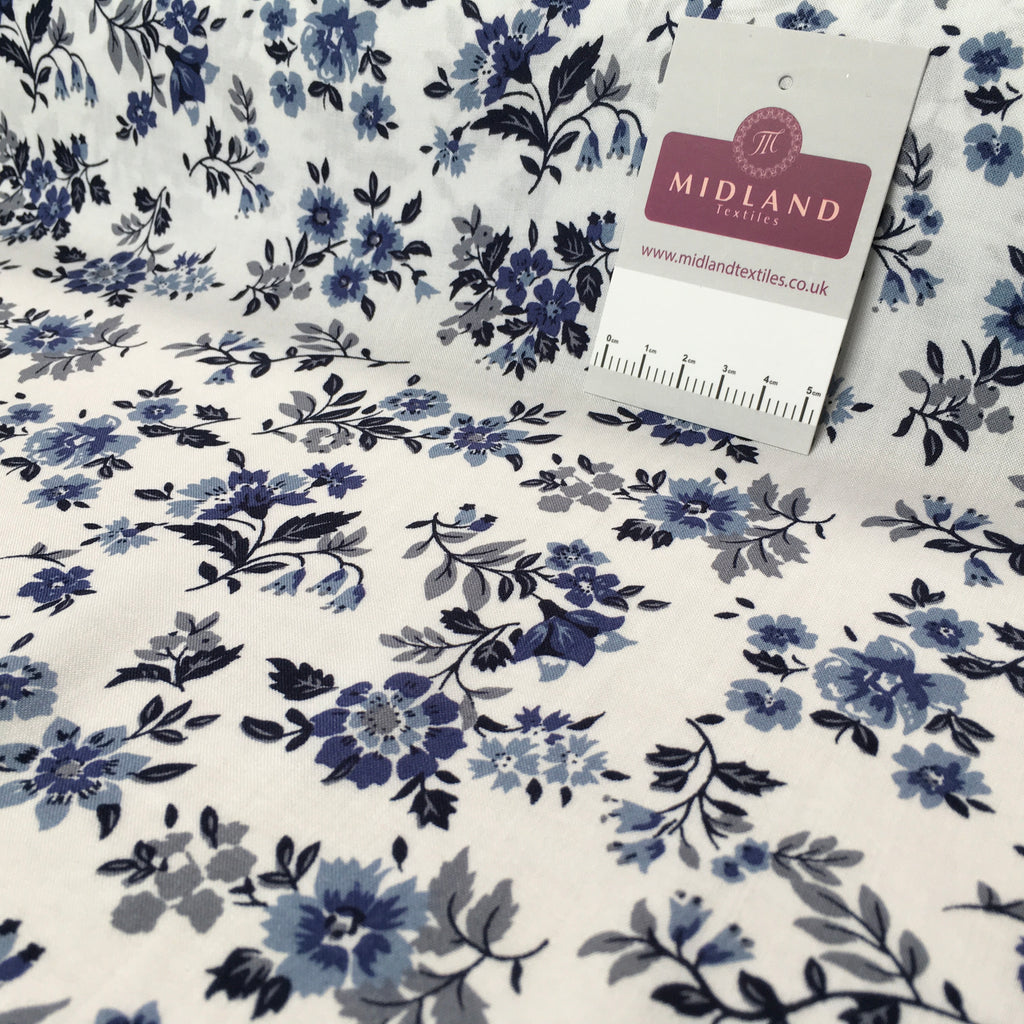 Floral prints fine Viscose Rayon dress challis Fabric M1469 Mtex