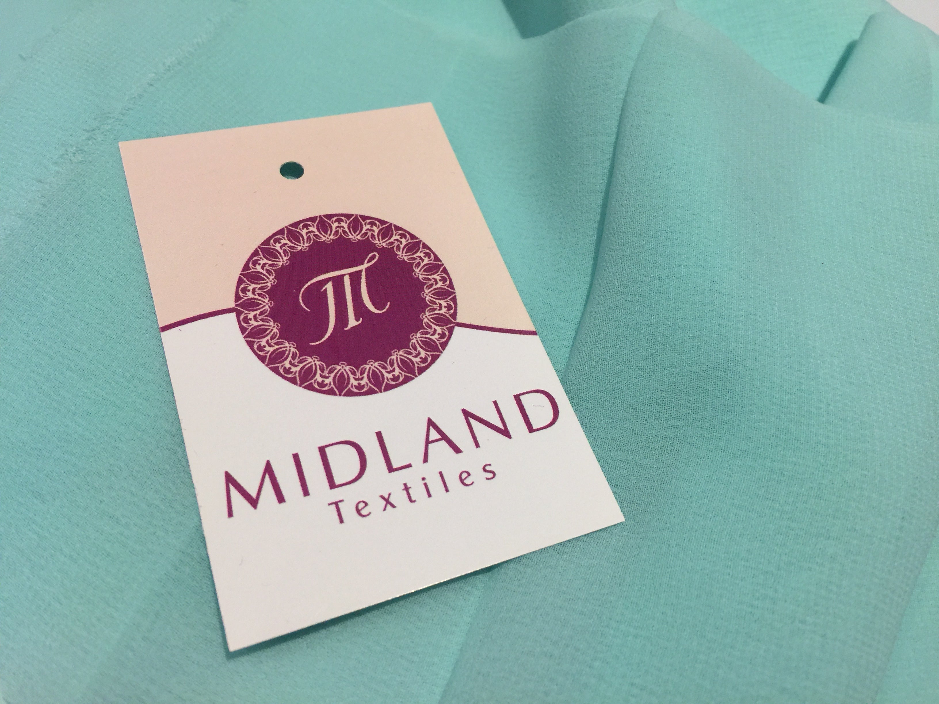 Samples Only of Hi-Multi Caress Chiffon Sheer Fabric Semi-Transparent  M608 Mtex