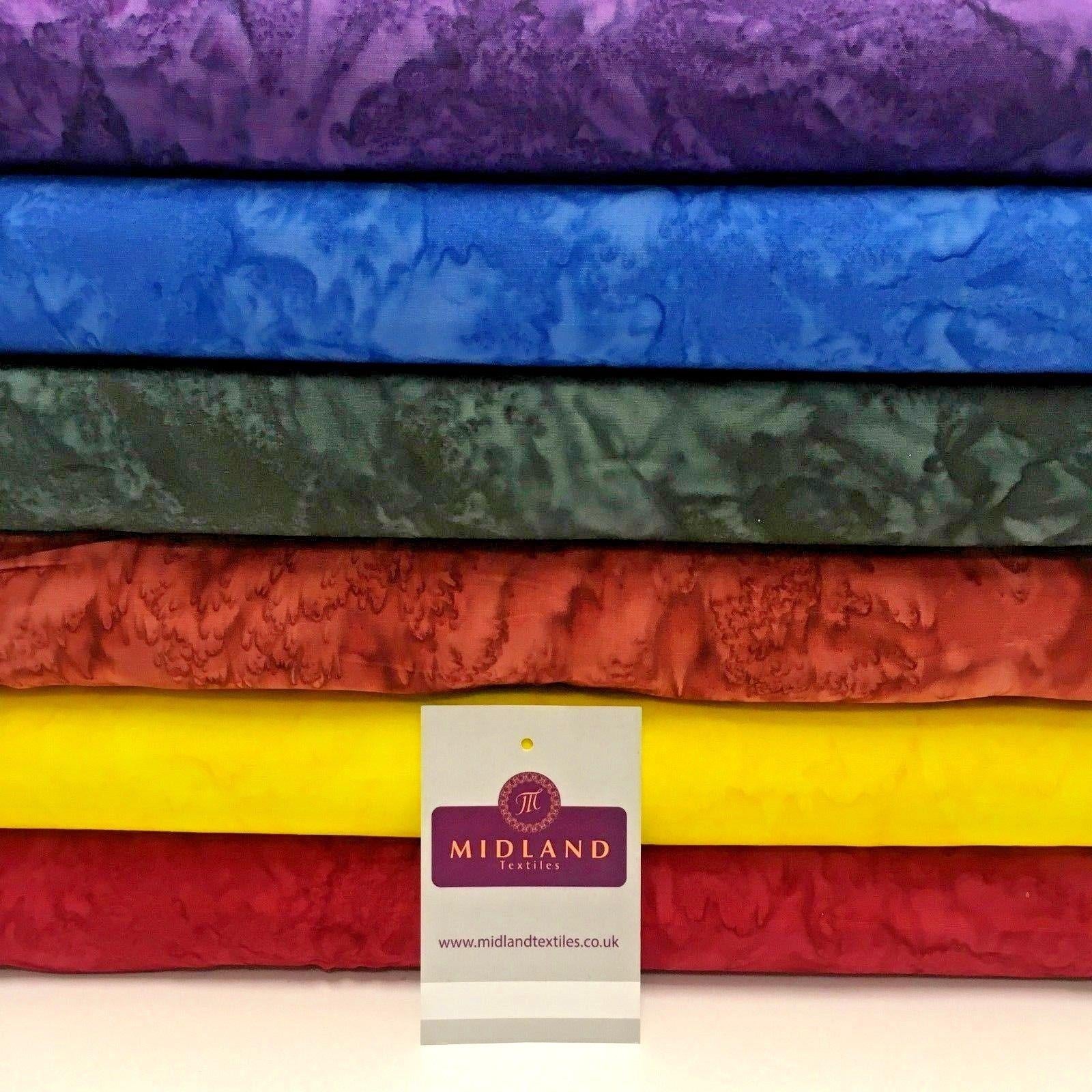 Bali Batik Spike 100% Cotton Patchwork fabric 44' Wide MK904