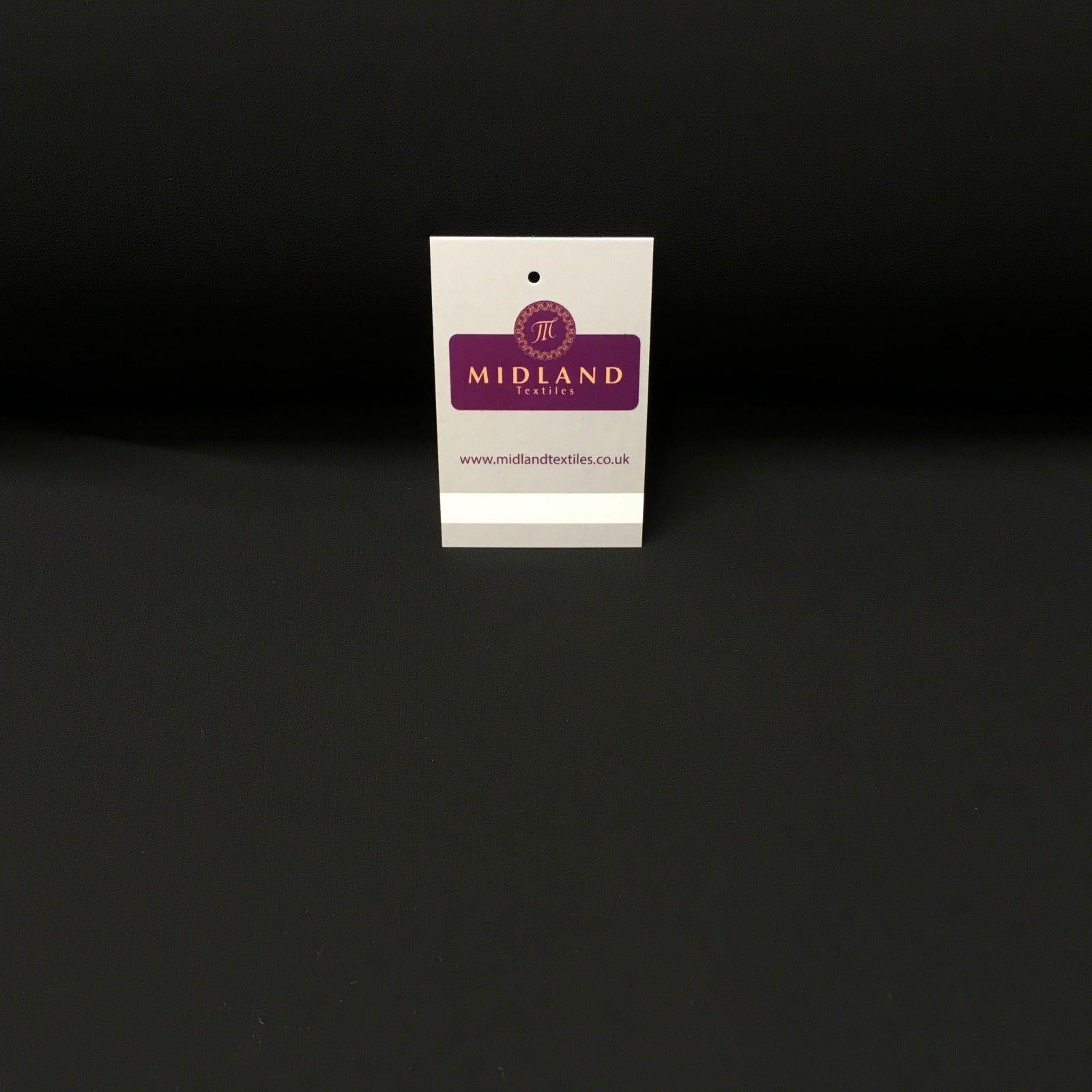 Lightweight Plain Black Georgette Fabric 58' Wide MK920 Mtex