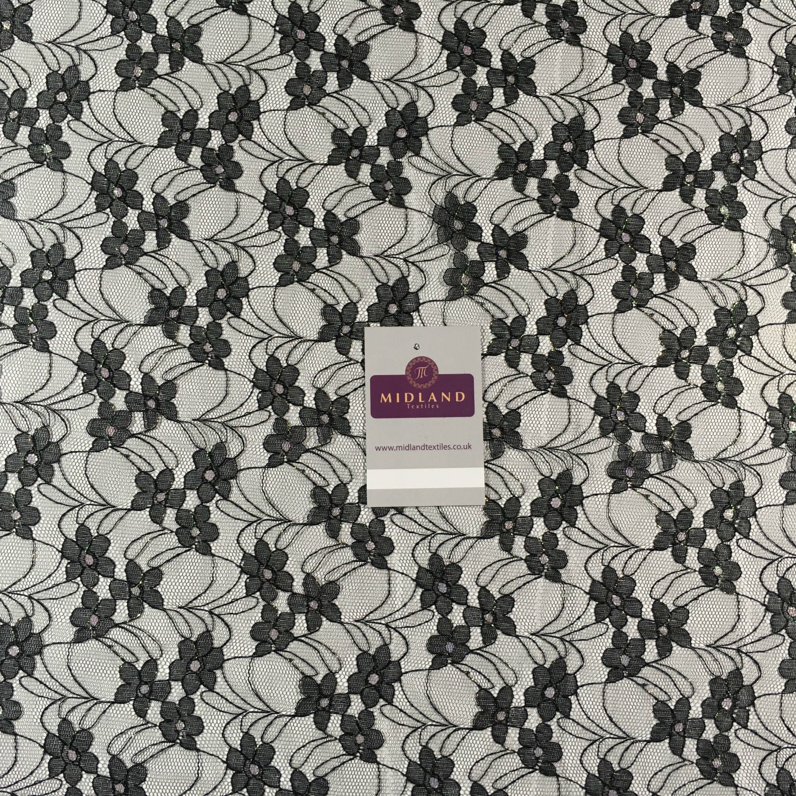 Black shiny sheer net draping fabric 58' Wide M731 Mtex