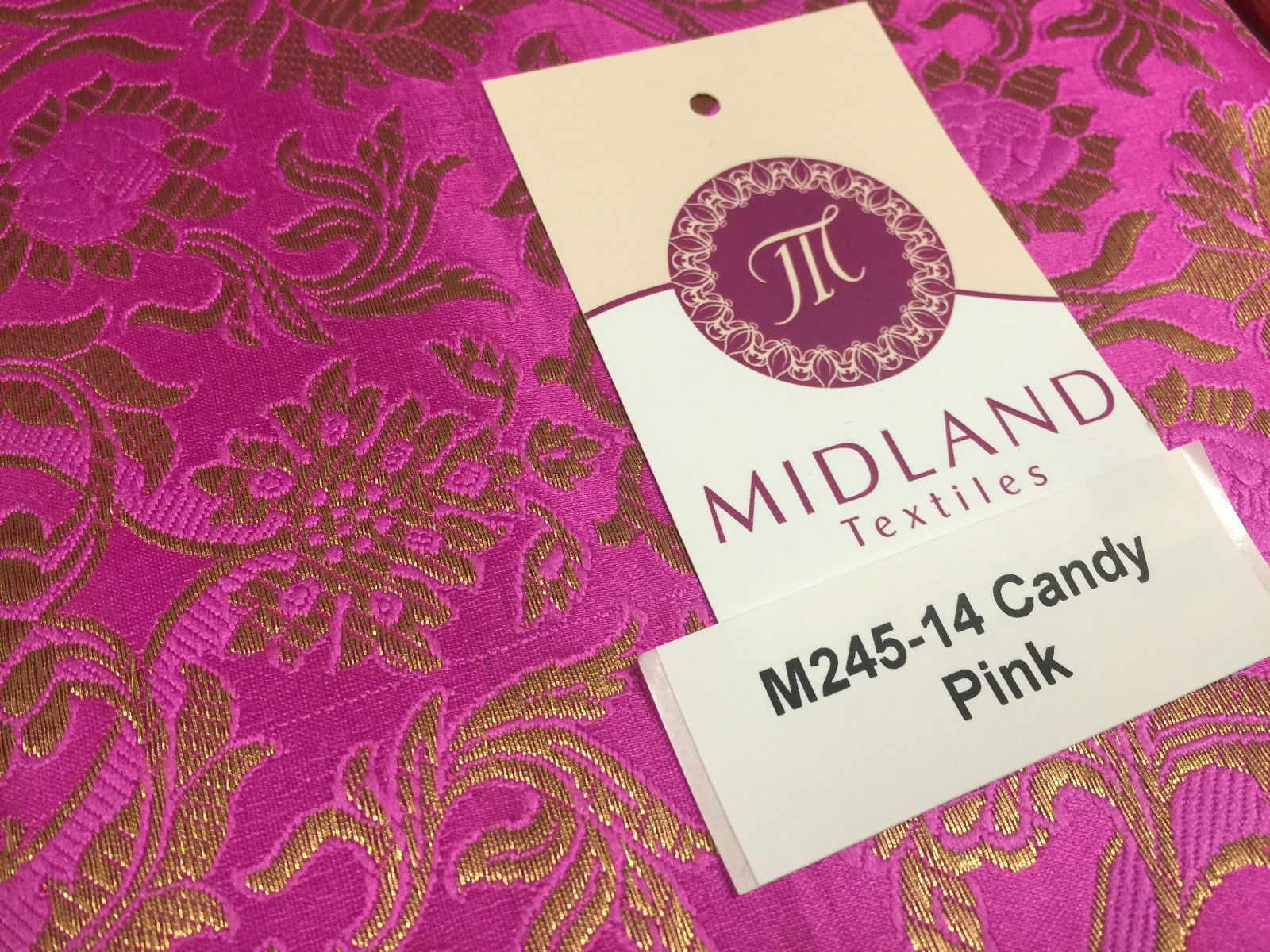 Indian Banarsi Gold Floral Faux Silk Brocade 43' Wide M245 Mtex