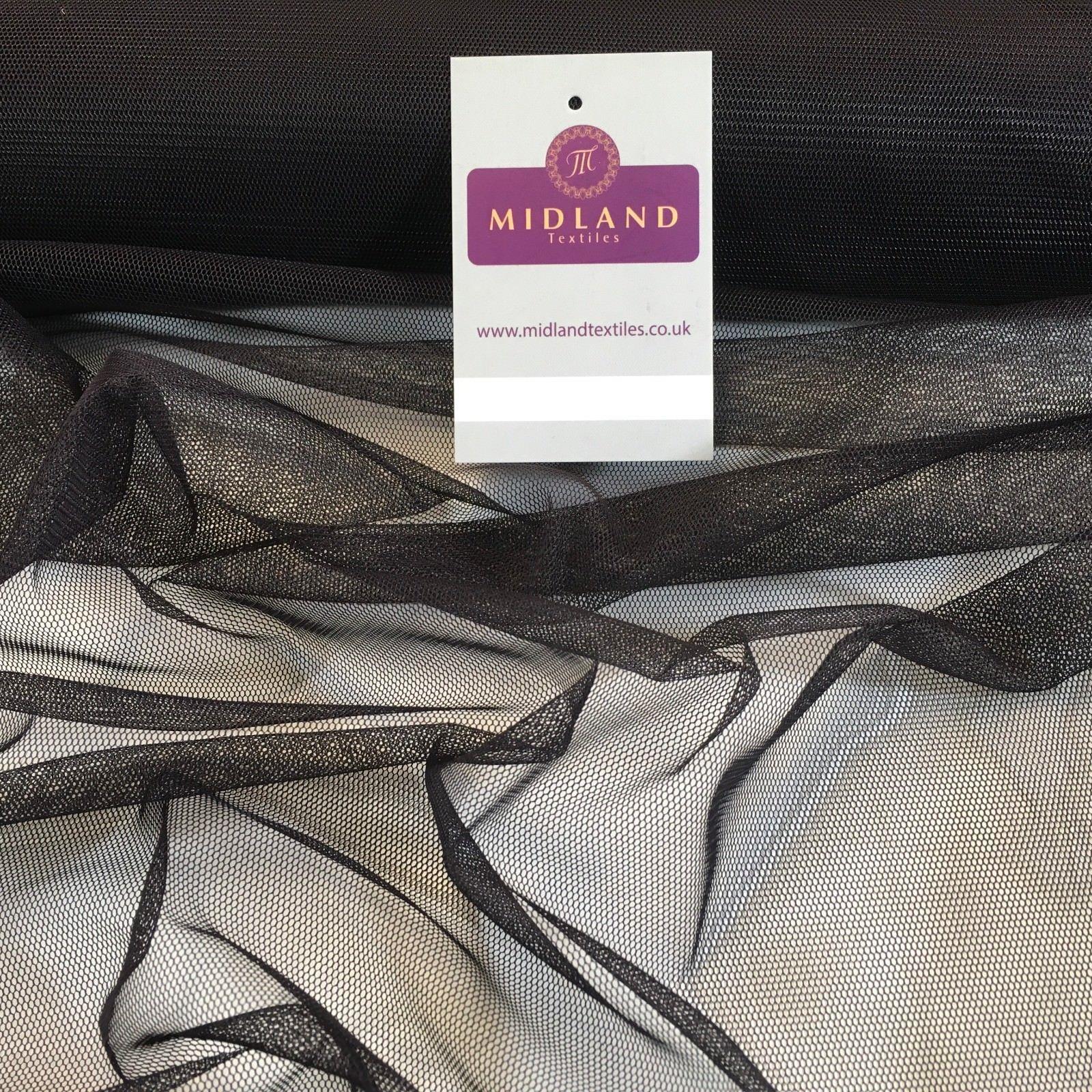 Plain Soft Tulle Dress Net Mesh Bridal Wedding Tutu Fabric 52' wide M506 Mtex