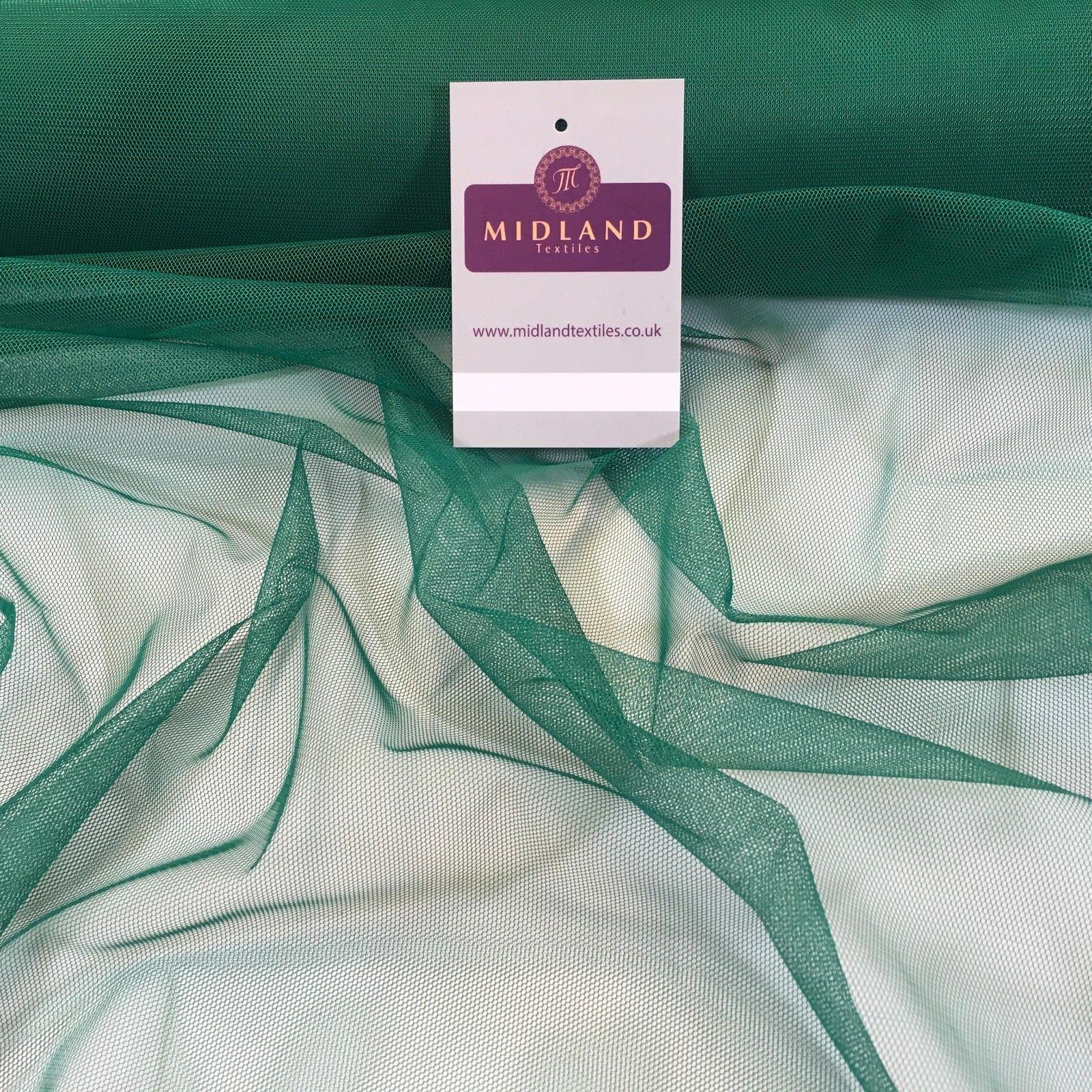 Plain Soft Tulle Dress Net Mesh Bridal Wedding Tutu Fabric 52' wide M506 Mtex