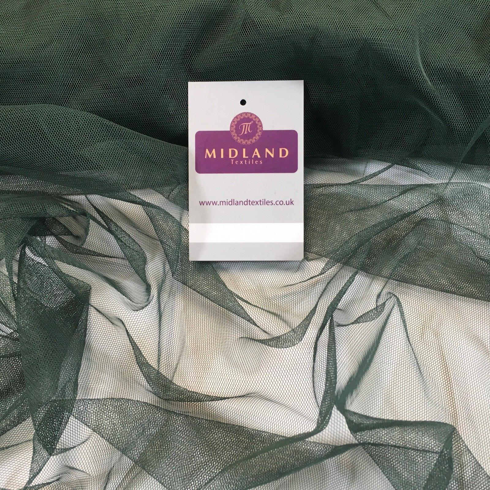 Plain Soft Tulle Dress Net Mesh Bridal Wedding Tutu Fabric 52' wide M506 Mtex