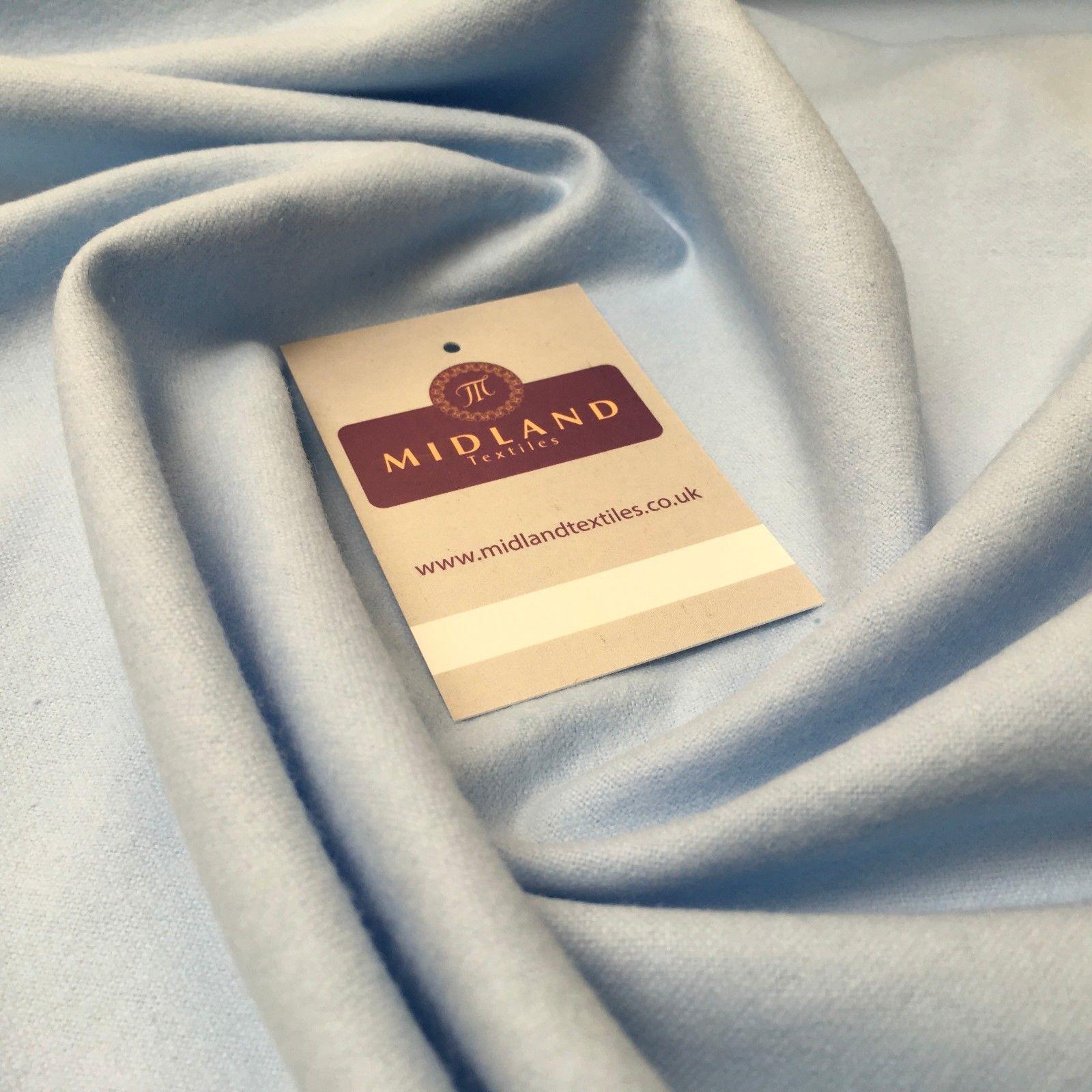 White Cotton Wynciette Soft Brushed Flannel ideal for Nightwear 42' Wide MD977