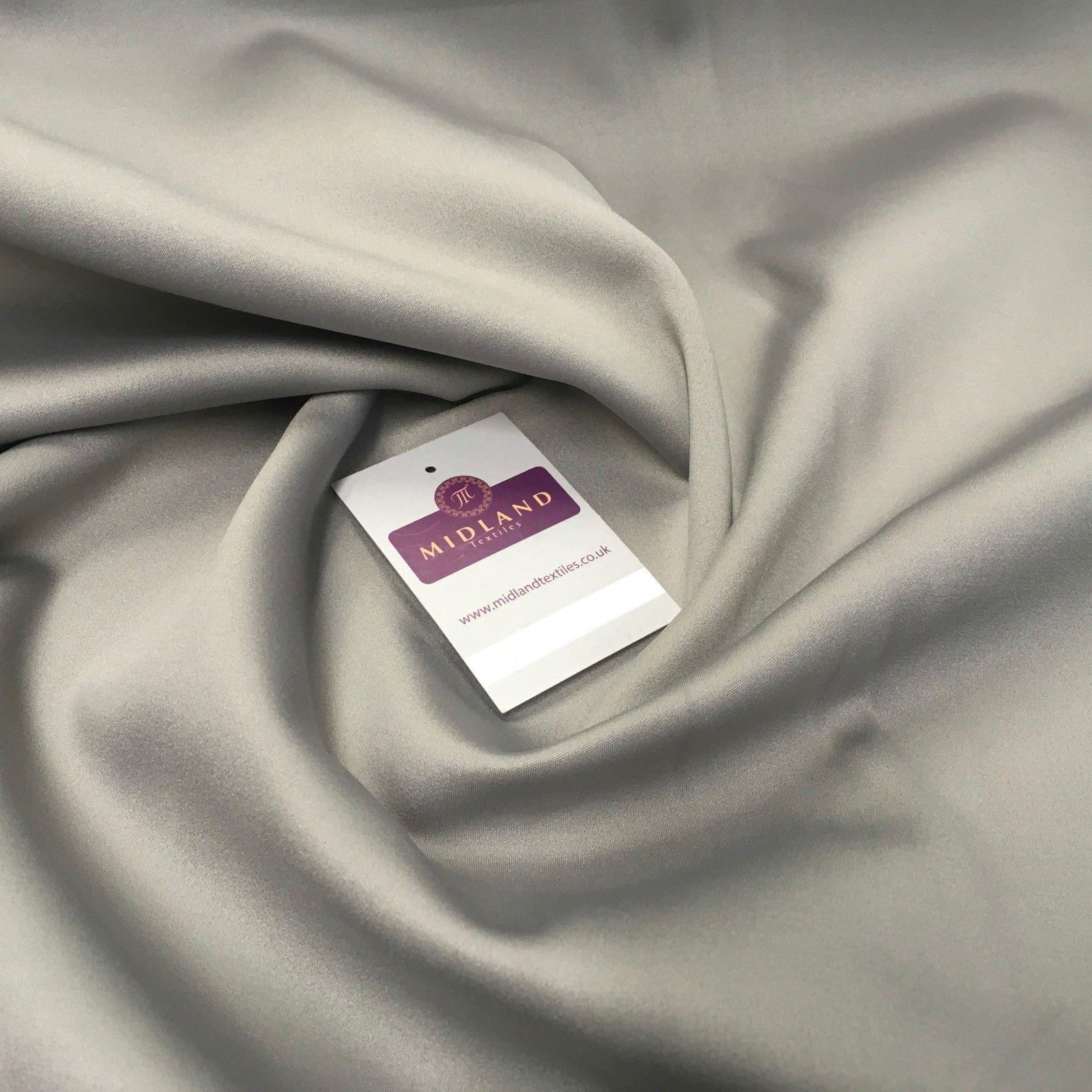 Plain Heavy Weight Neoprene Stretch Dress Fabric 45' Wide MK961 Mtex