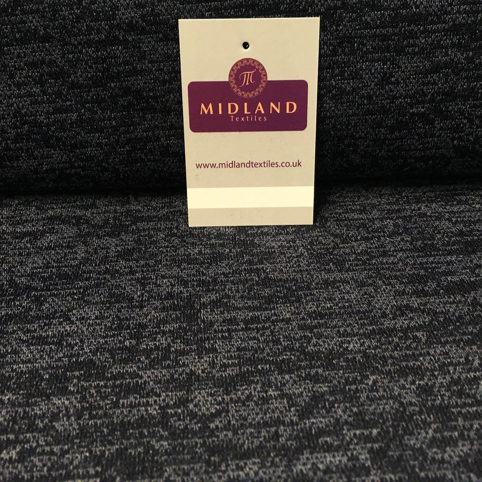 Melange Woolly Stretch knit Jersey knit Fabric 58' Wide MP962 Mtex