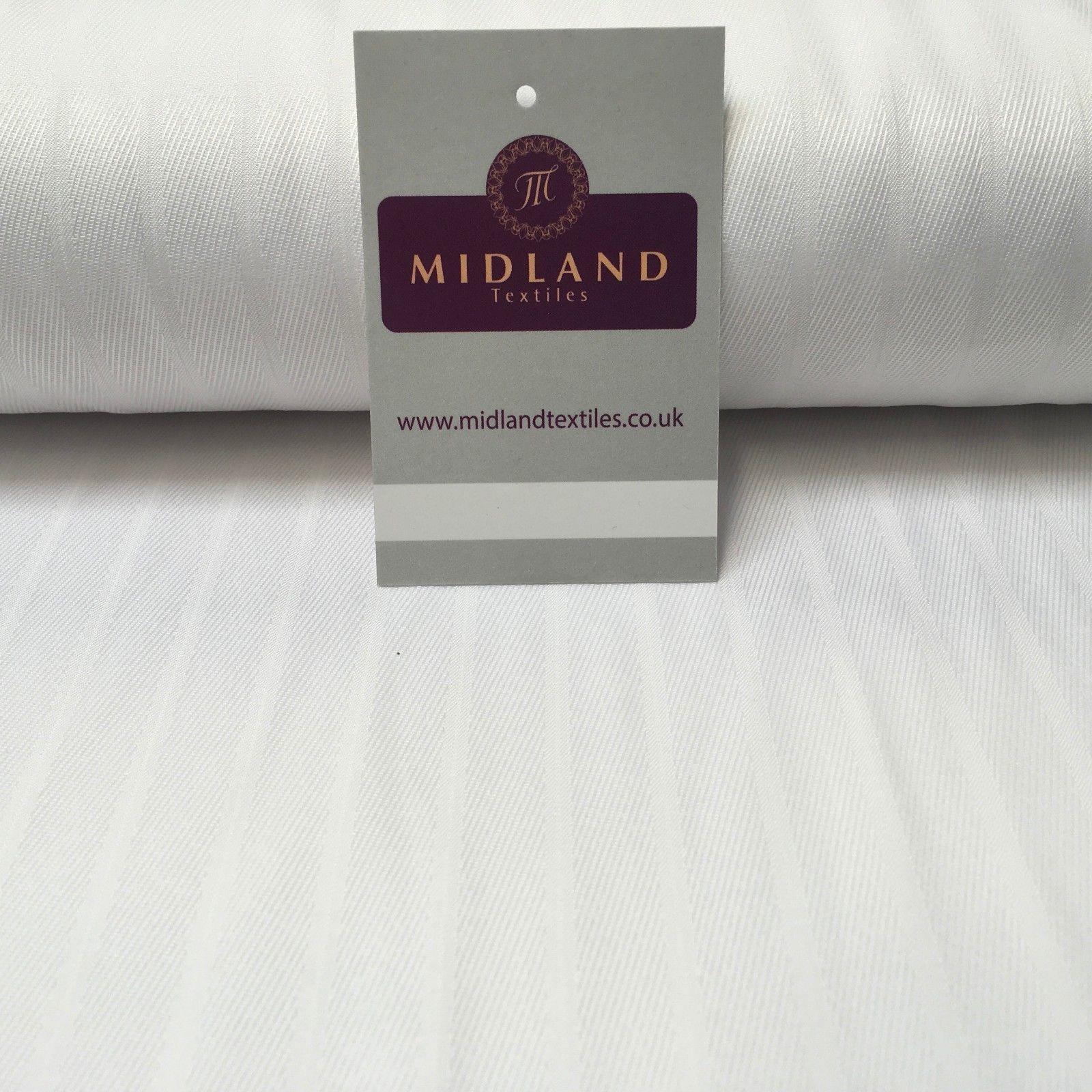 White Cardinal Self Print Jacquard Fabric ideal for Church Gowns 58' Wide MK989