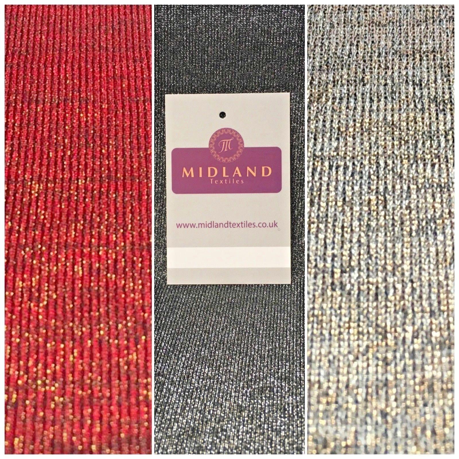 Metallic Silver Foil Stretch Shimmer Jersey Fabric 58' Wide M967