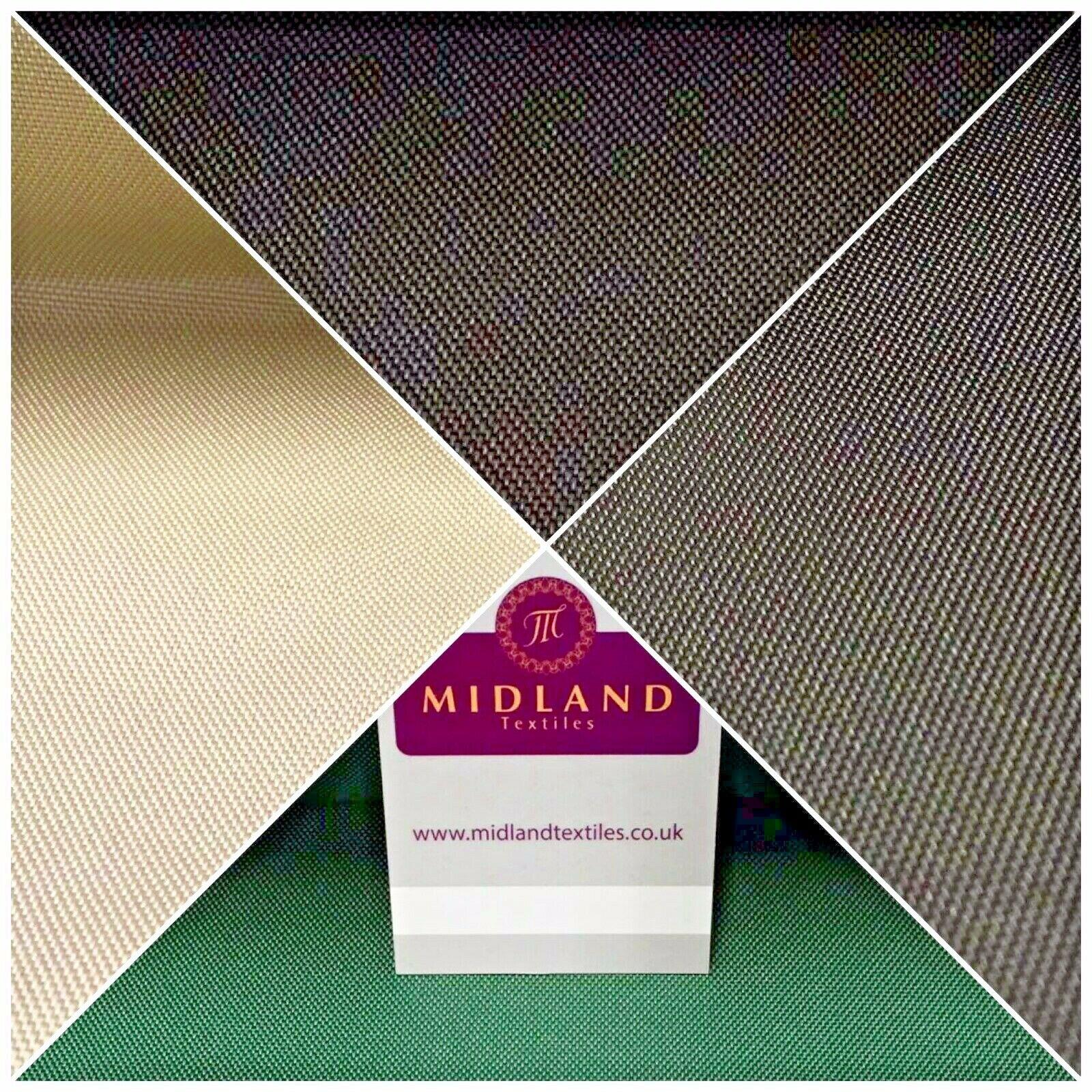 Plain Water Repellent Soft Touch Pu Coated fabric 145cm Wide MD1054