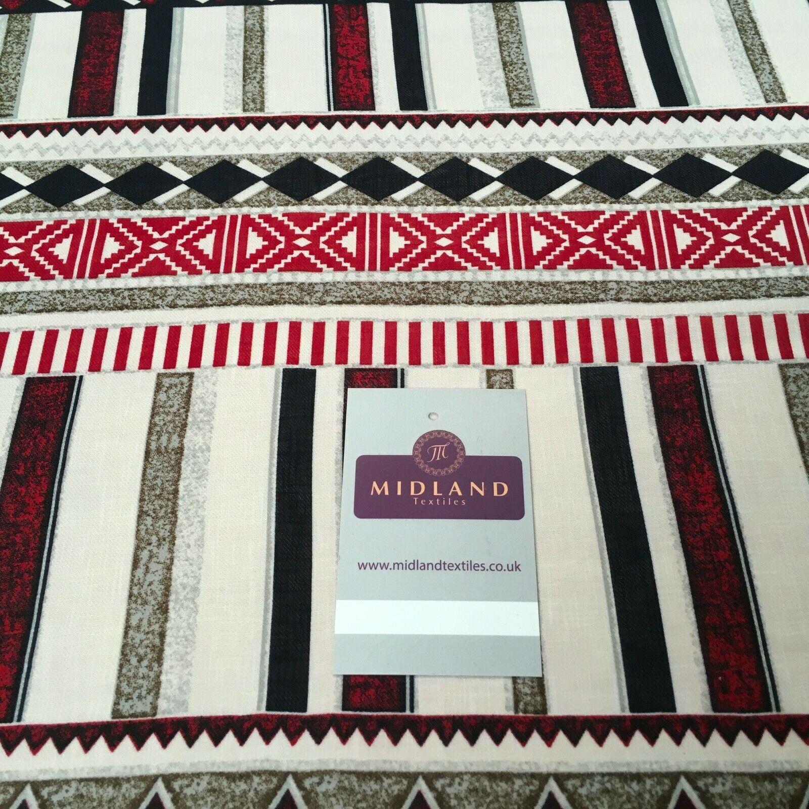 Cream & Navy Georgette crepe Linen effect dress Fabric 150cm wide MK1095-29