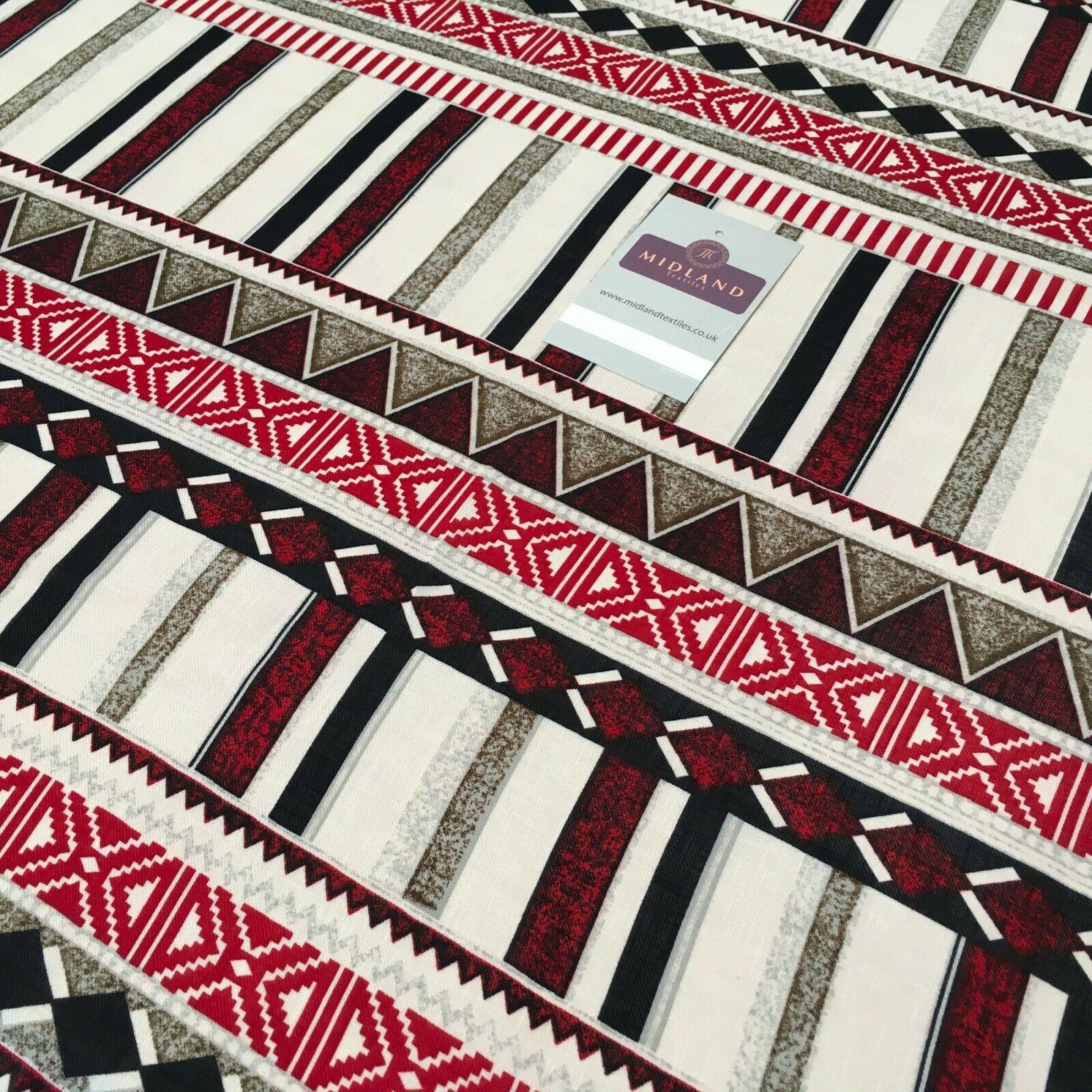 Cream & Navy Georgette crepe Linen effect dress Fabric 150cm wide MK1095-29