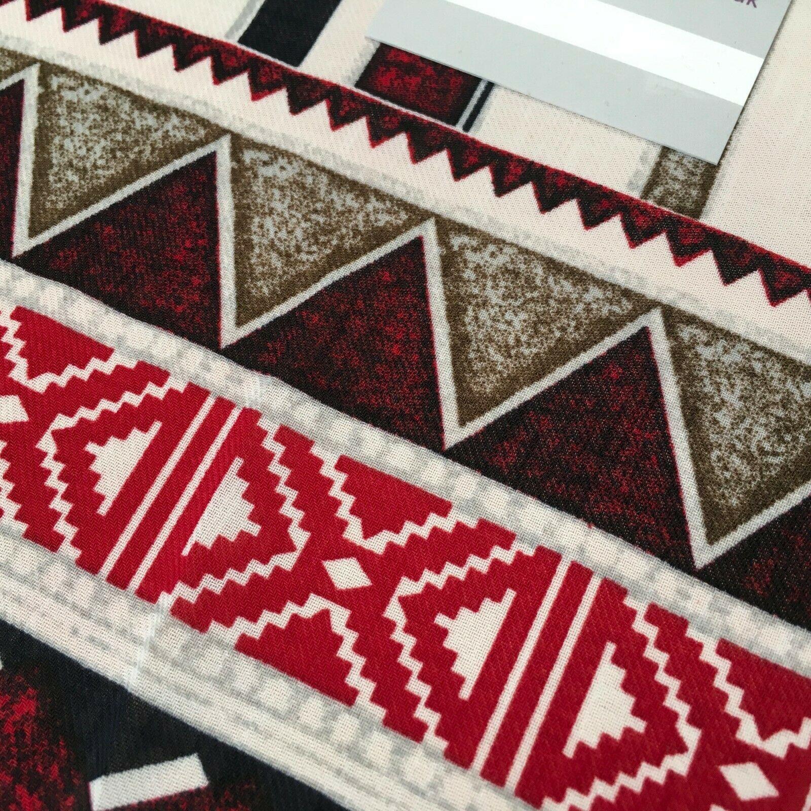 Cream & Navy Georgette crepe Linen effect dress Fabric 150cm wide MK1095-29