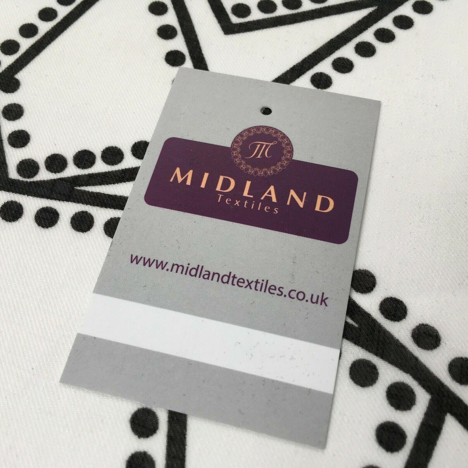 Ivory and Black Georgette crepe Linen effect dress Fabric 150cm wide MK1095-18