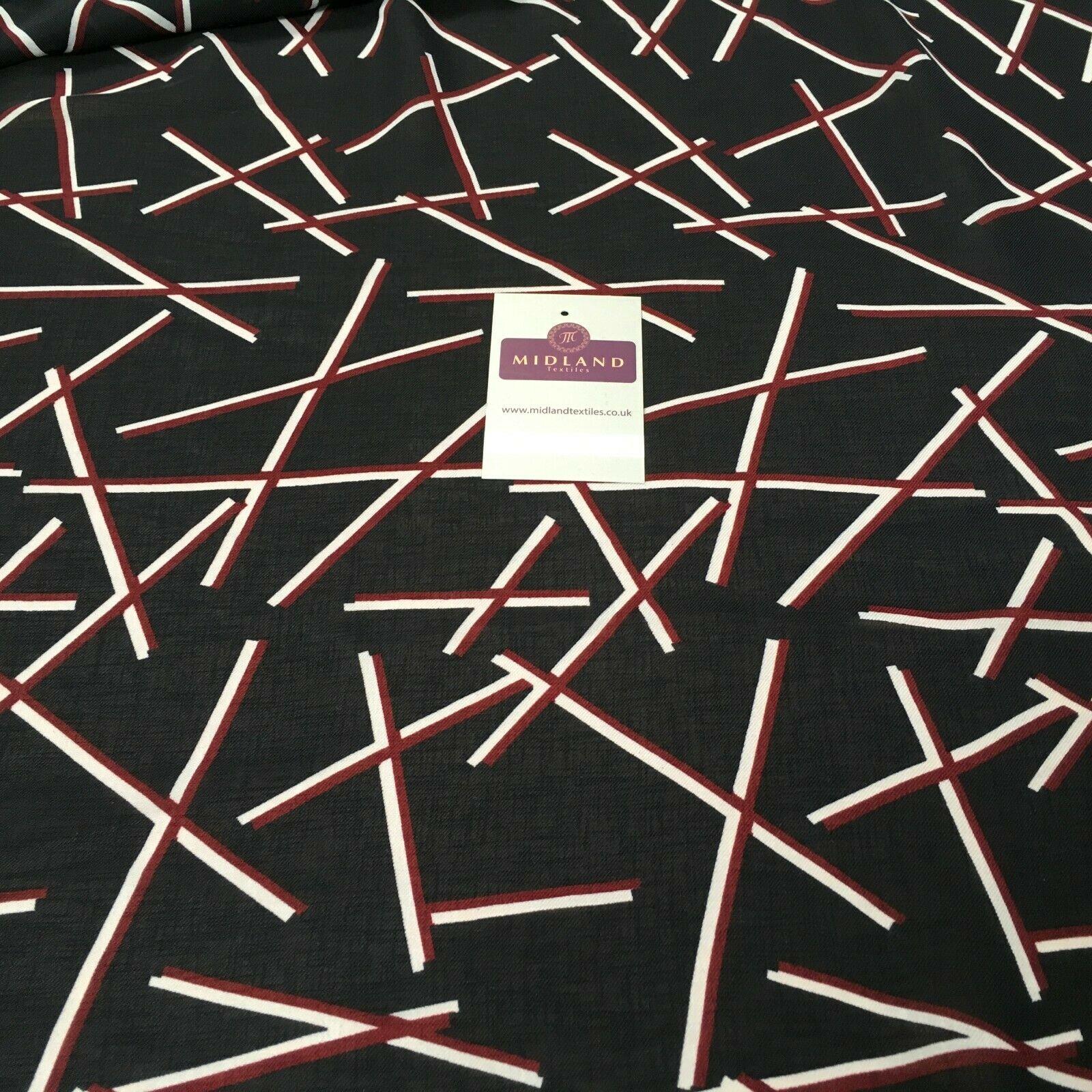 Navy blue Georgette crepe Linen effect Fabric 150cm wide MK1095-6 Mtex