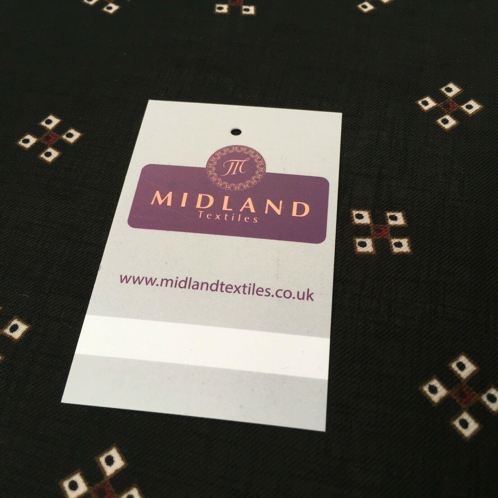 Black Georgette crepe Linen effect dress Fabric 150cm wide MK1095-25 Mtex