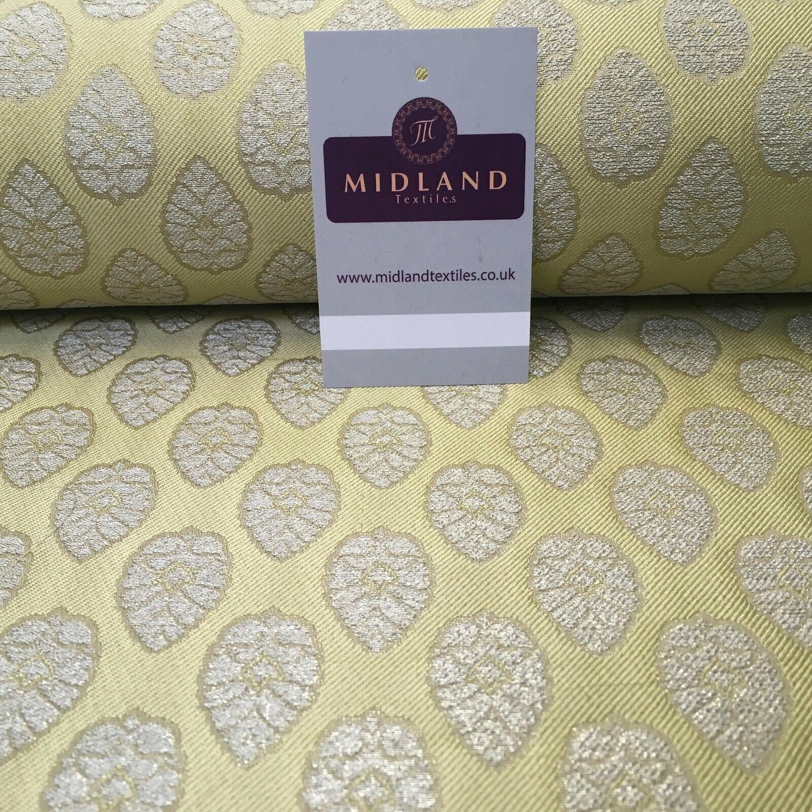 Indian Ornate Banarsi Brocade ideal for waistcoat fabric 120cm Wide MA1102 Mtex