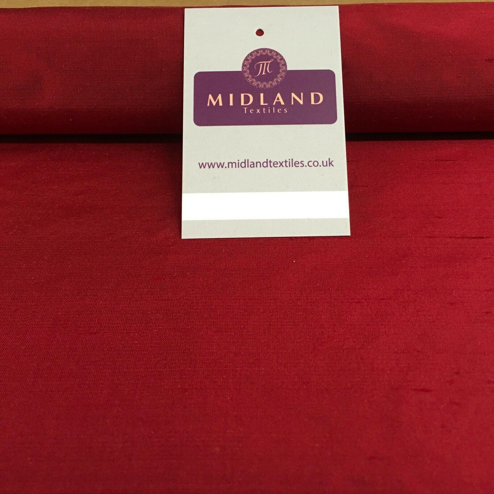 Raw Silk Power Loom Dupion Fabric 44' Wide Sold By Half Metre M1143 Mtex