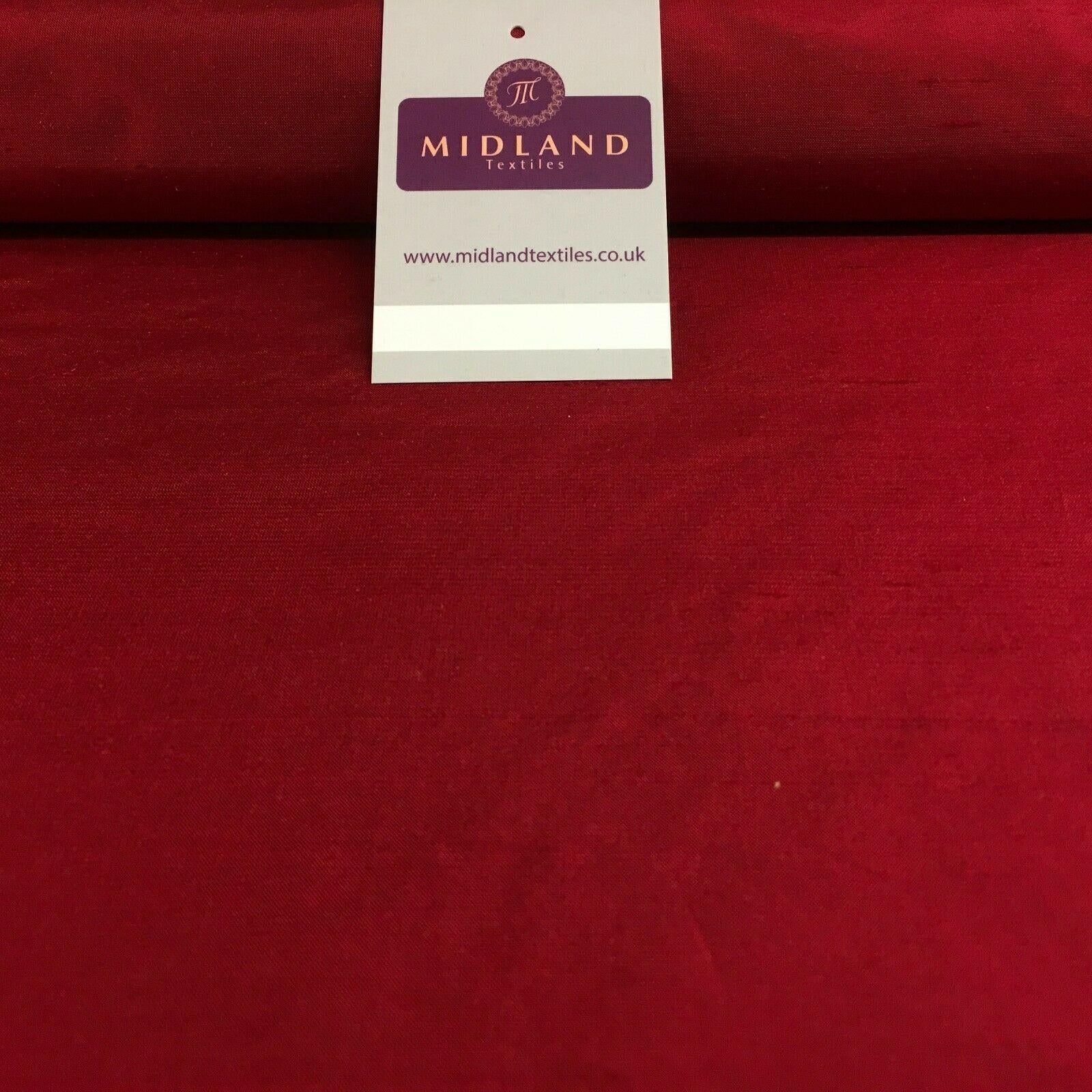 Raw Silk Power Loom Dupion Fabric 44' Wide Sold By Half Metre M1143 Mtex