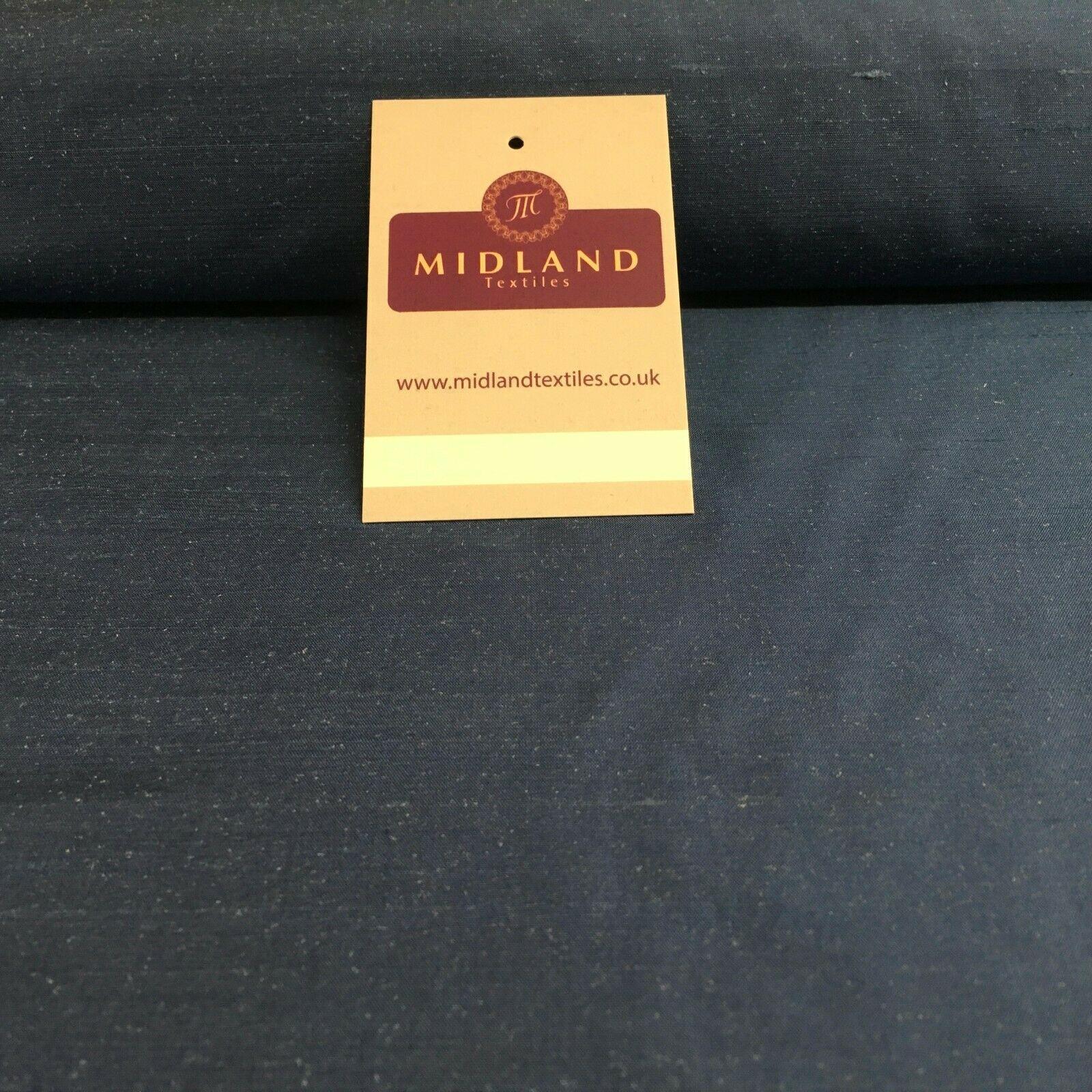 Raw Silk Power Loom Dupion Fabric 44' Wide Sold By Half Metre M1143 Mtex