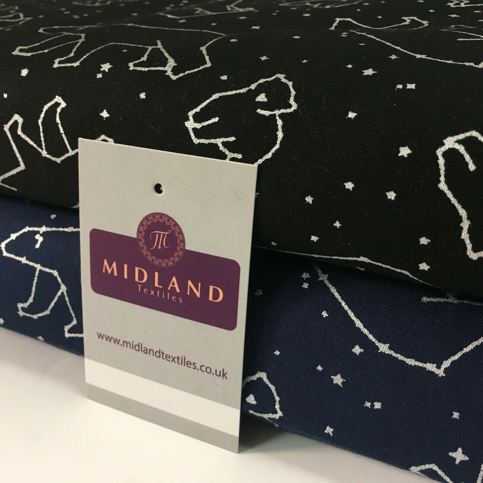 Polar consolation Cotton Christmas Printed fabric 110cm Wide MD1157 Mtex