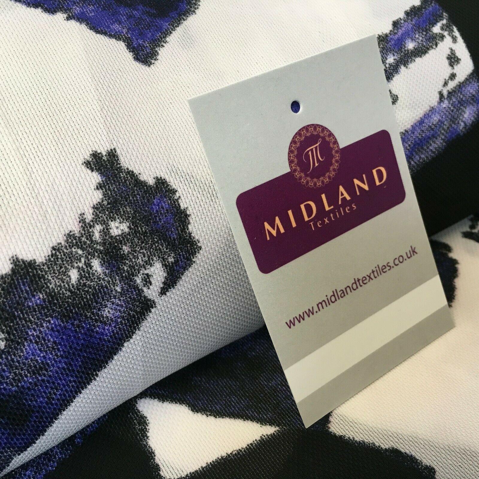 Purple Abstract soft Georgette twist voile Dress Fabric 147cm MK1185-11