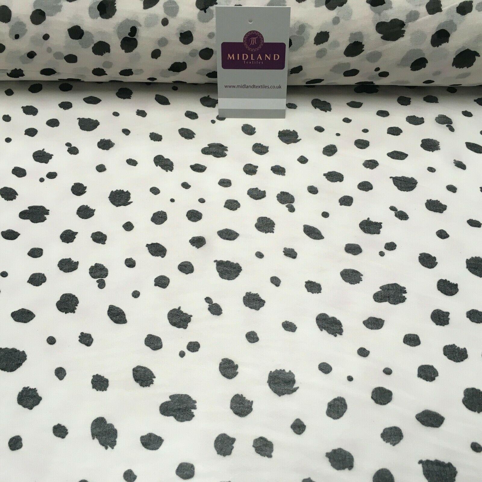 Skin Pale Printed Crepe chiffon Dress Fabric 150 cm Wide MK1190-13 Mtex