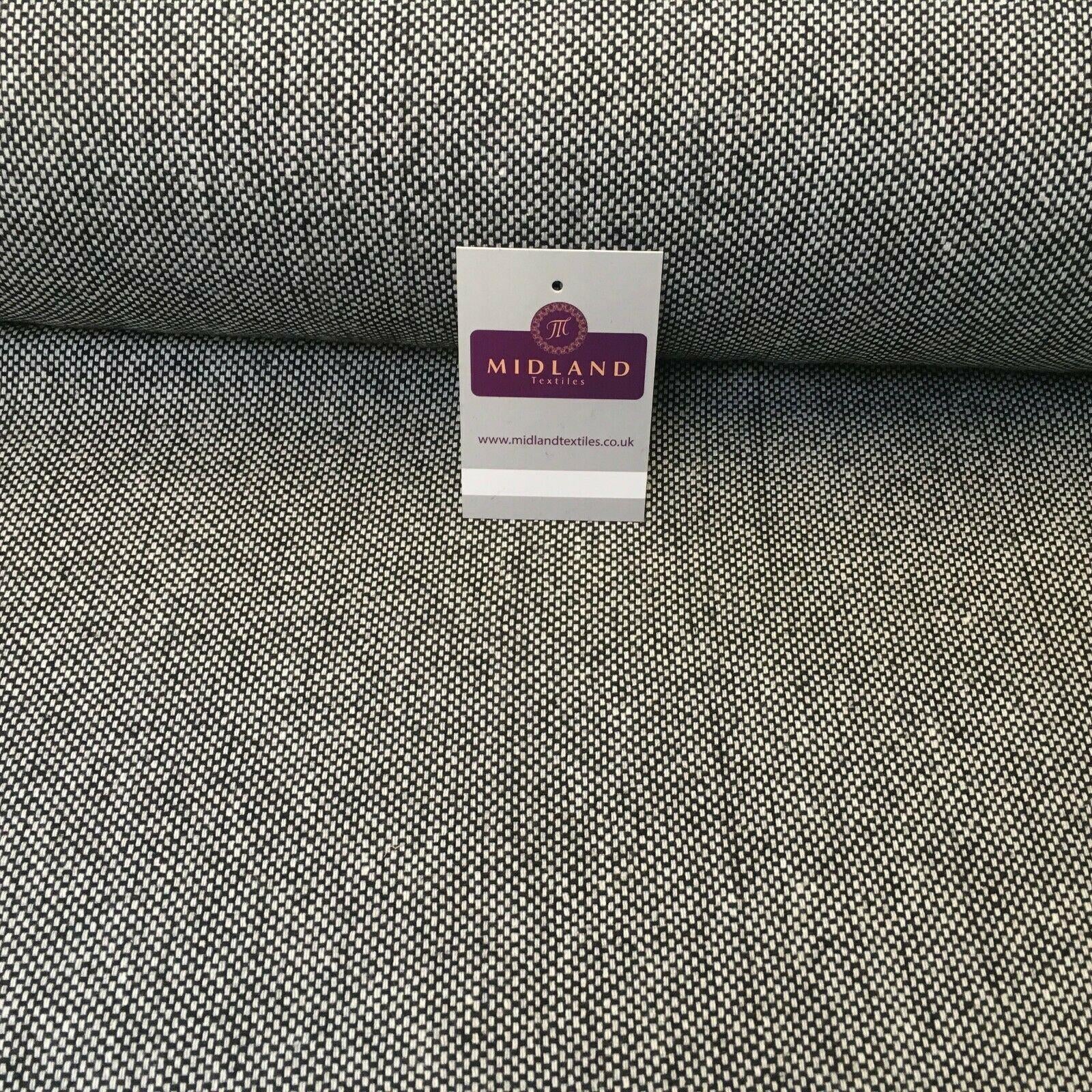 Grey wool blend Melton Coating Poly Boucle Fabric 147 cm MK1194-3 Mtex