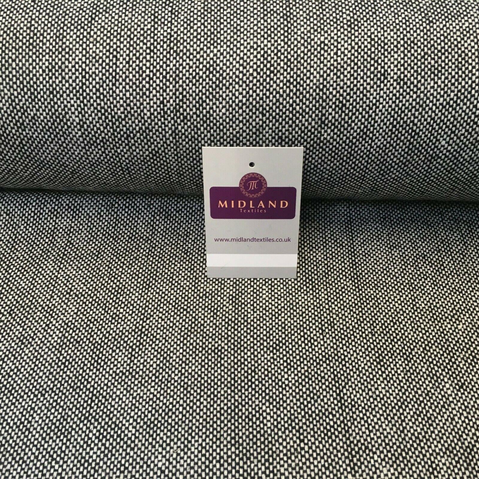 Grey wool blend Melton Coating Poly Boucle Fabric 147 cm MK1194-3 Mtex