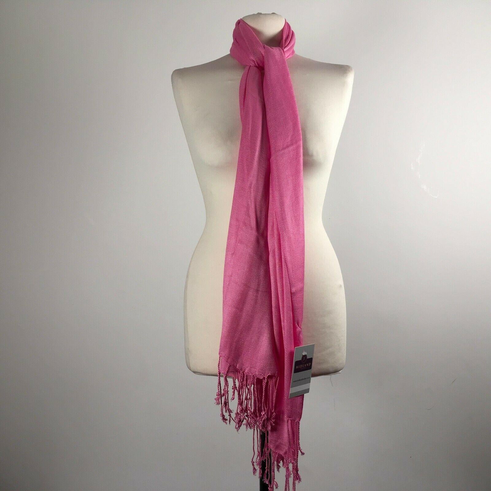 Ladies Pashmina Pashmeena Shawl Hijab Scarf Many colours Wrap stole M415 Mtex