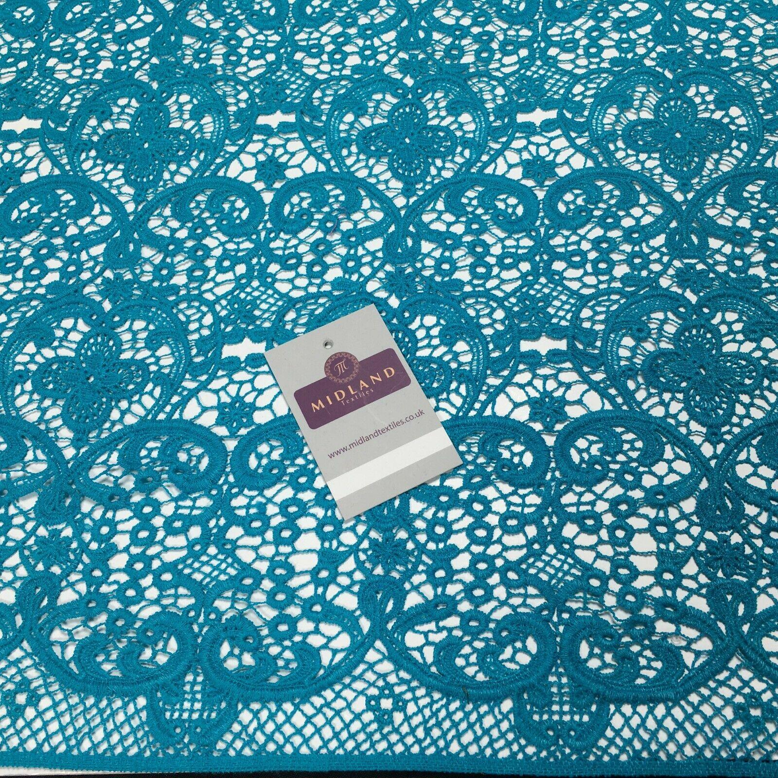 Lace Border Chemical Lace Dress Fabric 110cm Wide M1138 Mtex