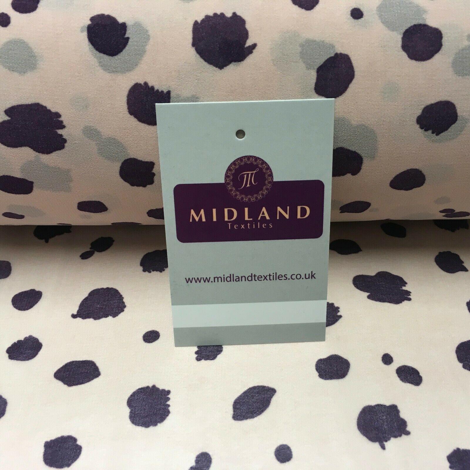 Pink Peach Printed Crepe chiffon Dress Fabric 150 cm Wide MK1190-12 Mtex