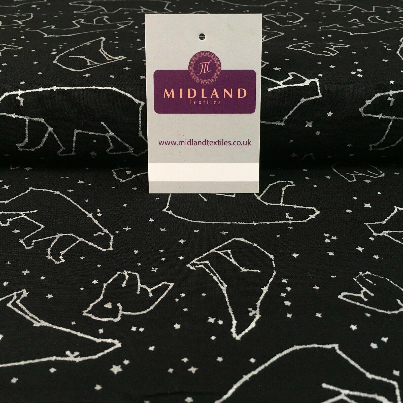 Polar consolation Cotton Christmas Printed fabric 110cm Wide MD1157 Mtex