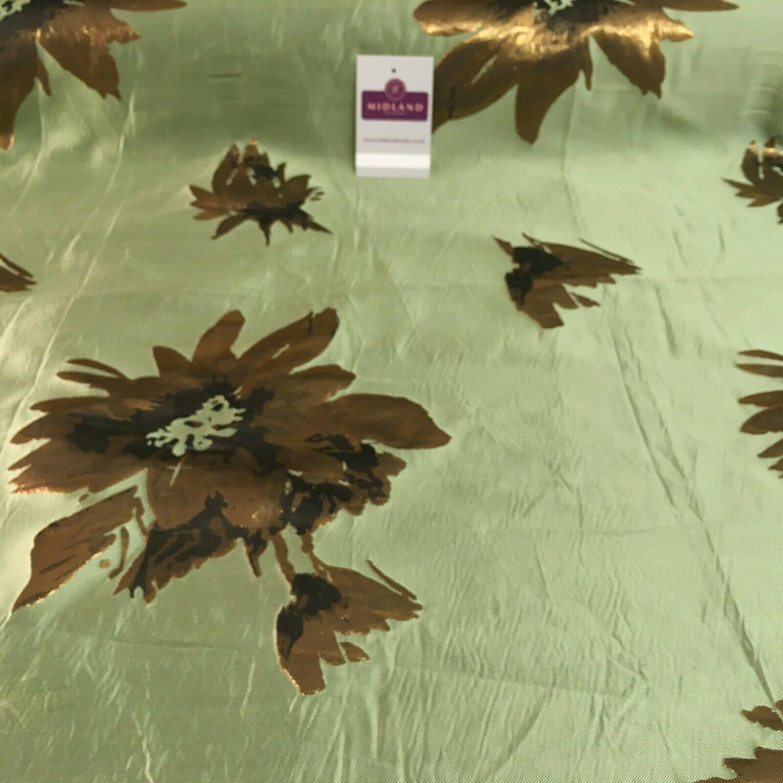 Indian Floral Jacquard Large Vintage Brocade Fabric 147 cm Wide MA1170 Mtex