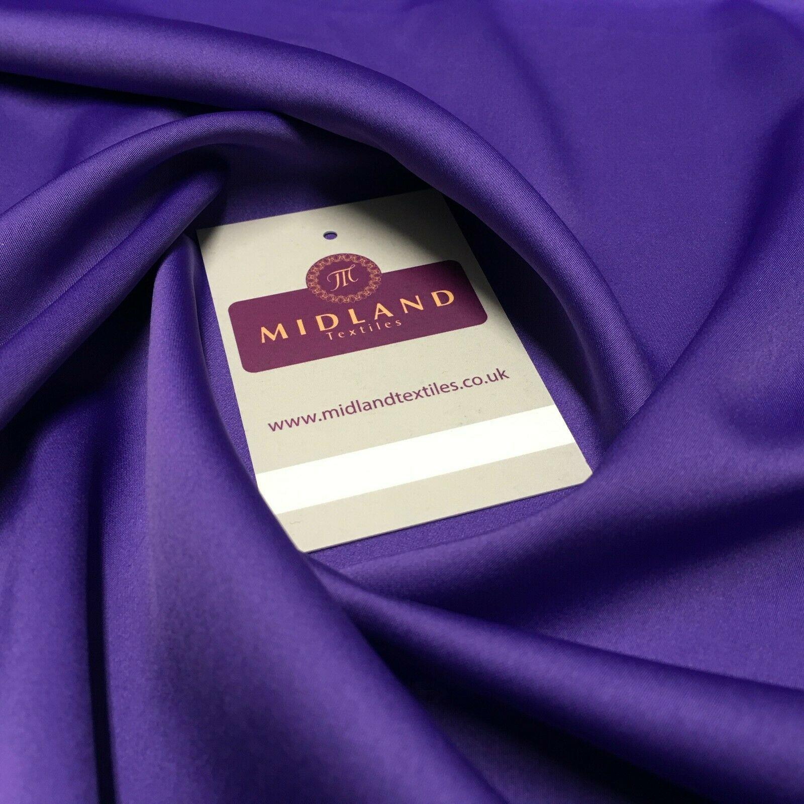 Matt flowy Milano Sateen Satin Dress Fabric 150cm M1205 Mtex