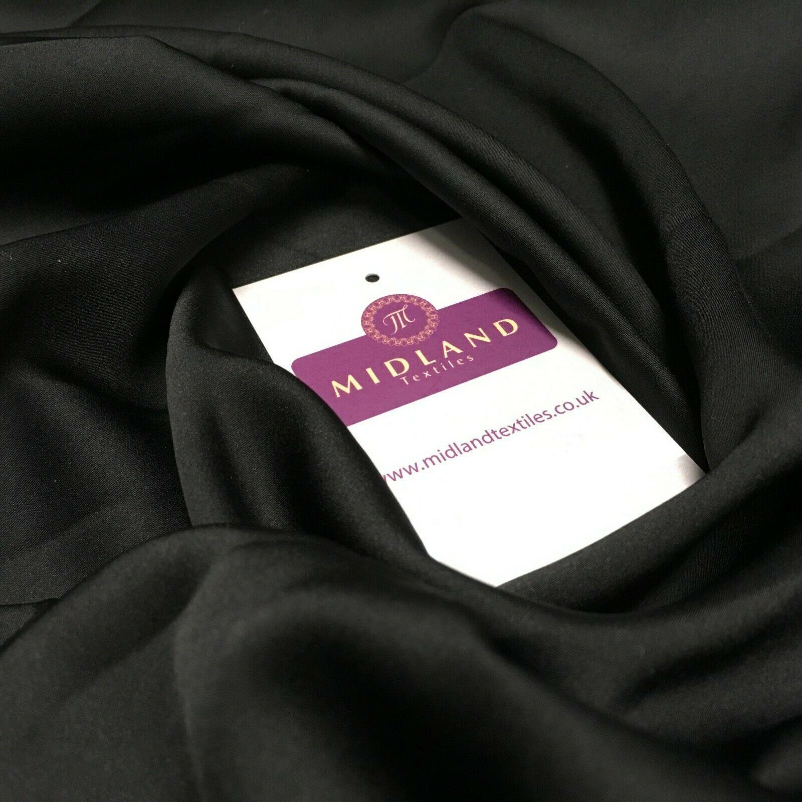Matt flowy Milano Sateen Satin Dress Fabric 150cm M1205 Mtex