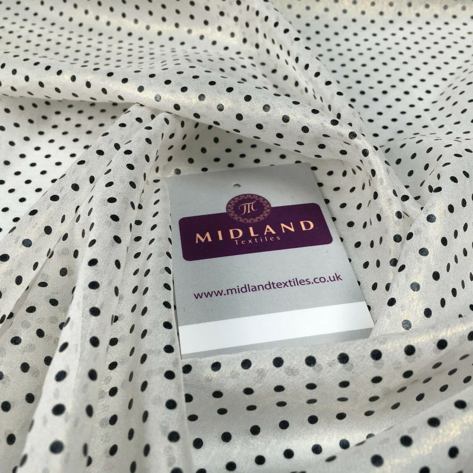 Ivory 2mm Gold Shimmer Foil Polka dot Fabric 150 cm M145-80 Mtex