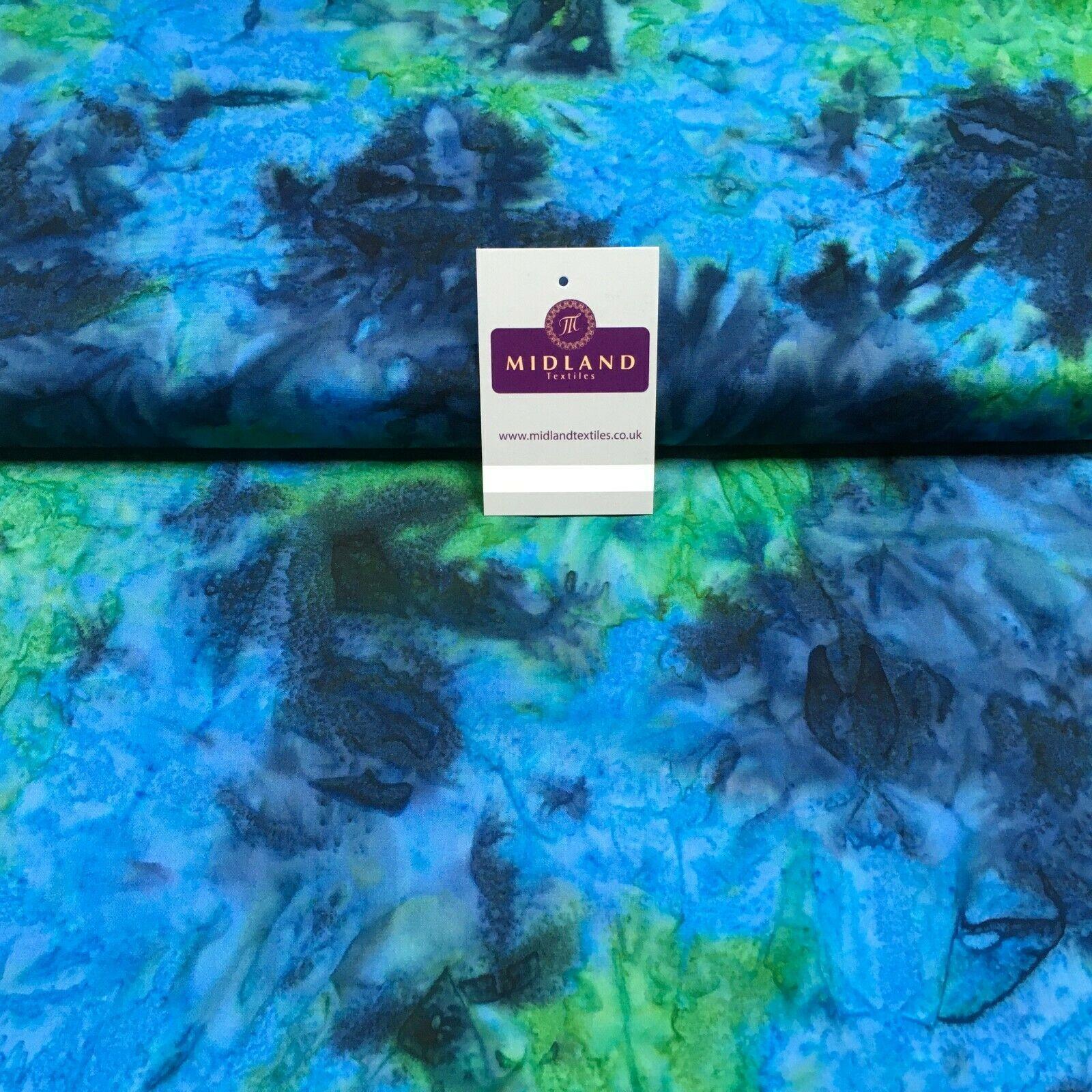 Bali Batik Salt Dyed Craft Cotton Fabric 110 cm MK1278 Mtex