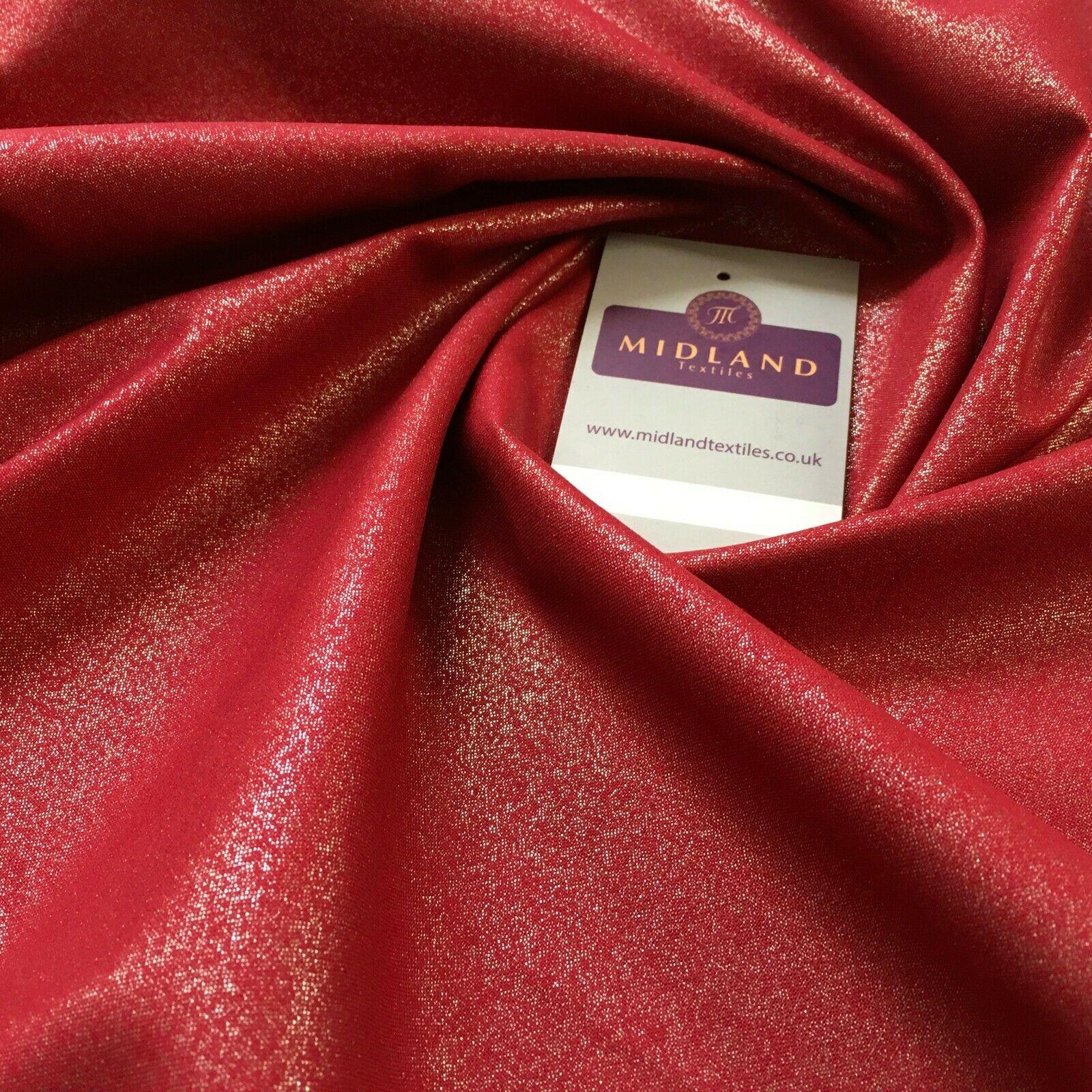 Silver Shimmer Foil on Berry colour Craft 100% Cotton 110cm MK1332