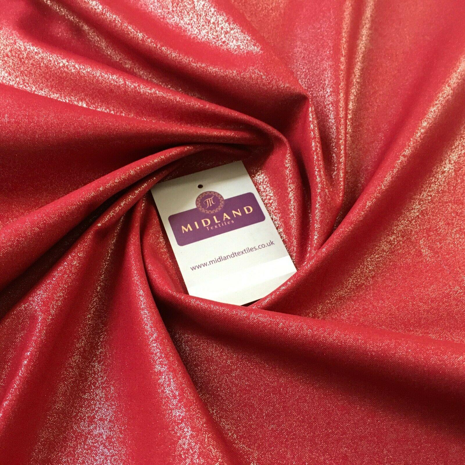 Silver Shimmer Foil on Berry colour Craft 100% Cotton 110cm MK1332