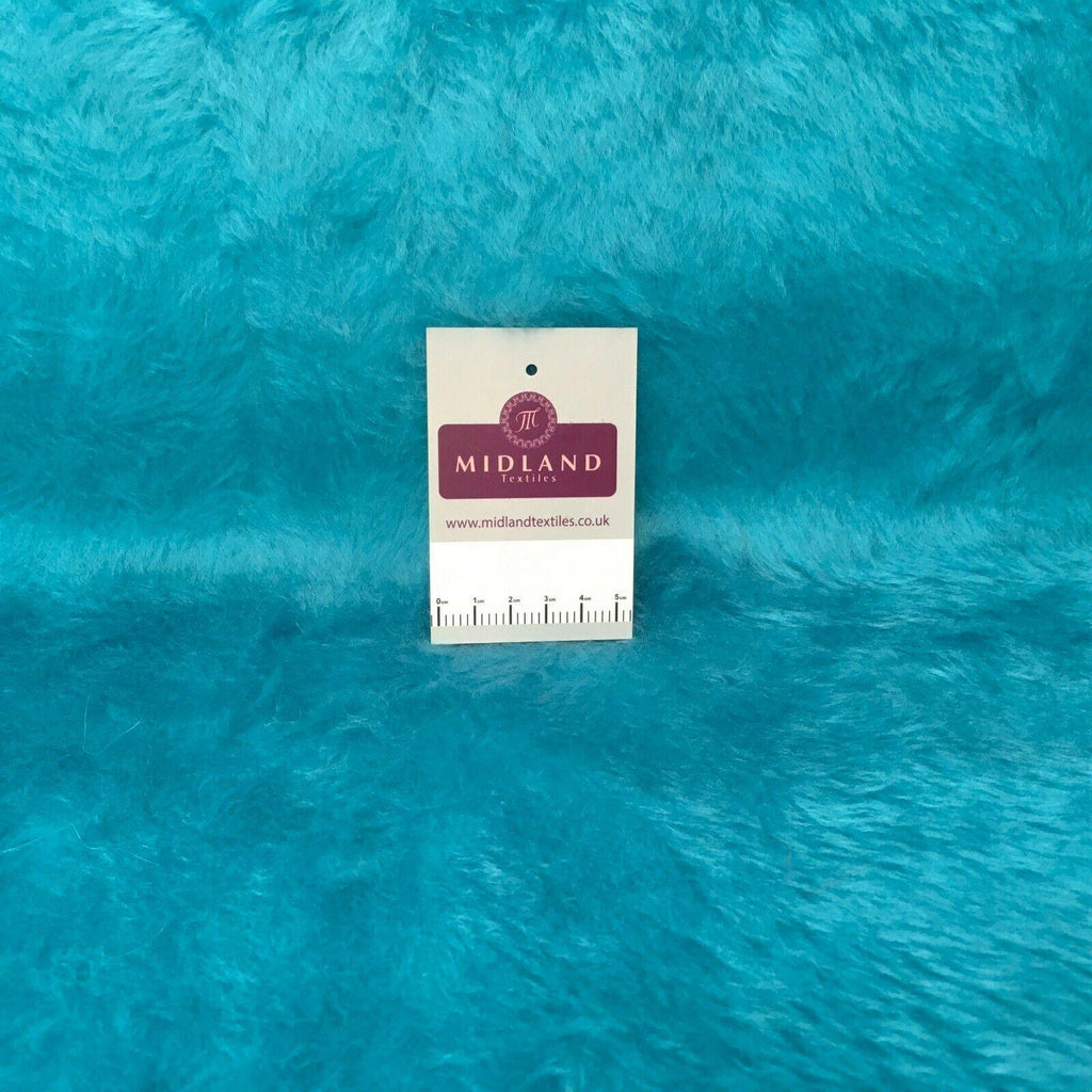 Plain Faux Fur 14 mm soft pile ideal for Clothing, throws Fabric 58